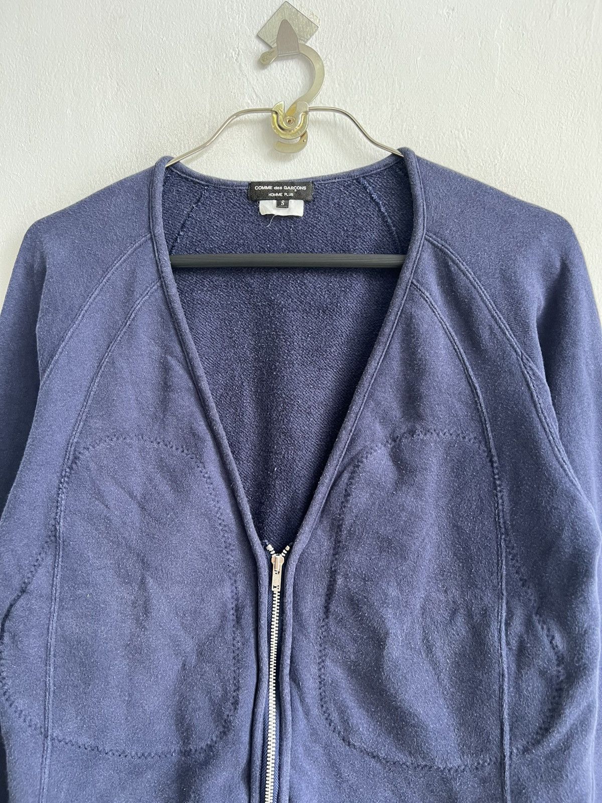 Comme des Garcons Homme Plus AW10 Comme des Garçons Homme Plus 3D Cut Pocket Zip Cardigan Size US S / EU 44-46 / 1 - 5 Thumbnail