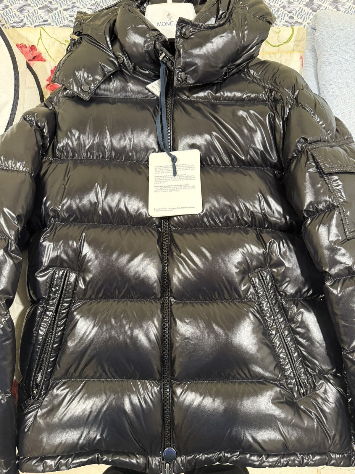 Moncler Black Maya Moncler jacket Size US S / EU 44-46 / 1 - 1 Thumbnail