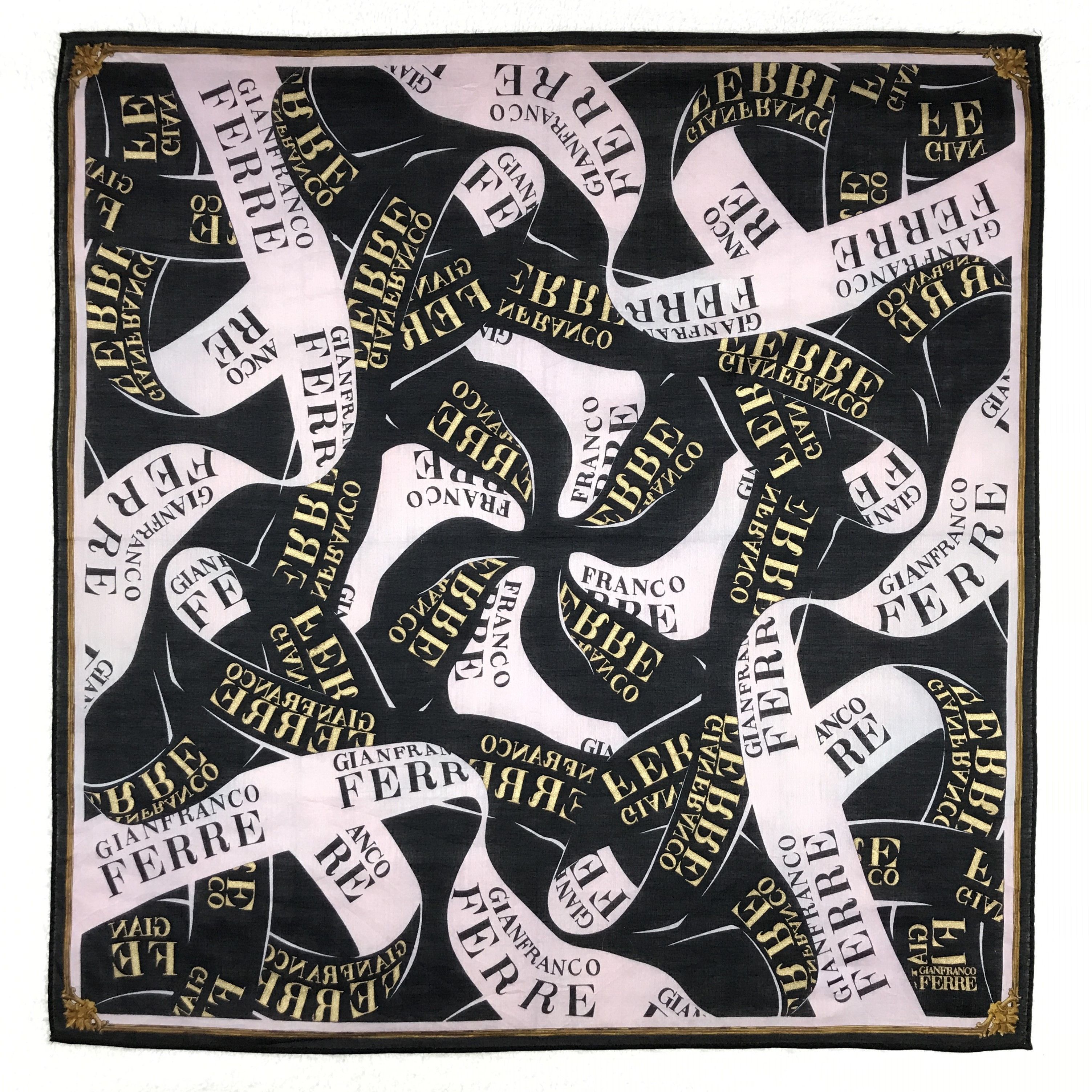 Gianfranco Ferre × Vintage Vintage GianFranco Ferre Bandana Neckerchief Handkerchief Size ONE SIZE - 1 Thumbnail