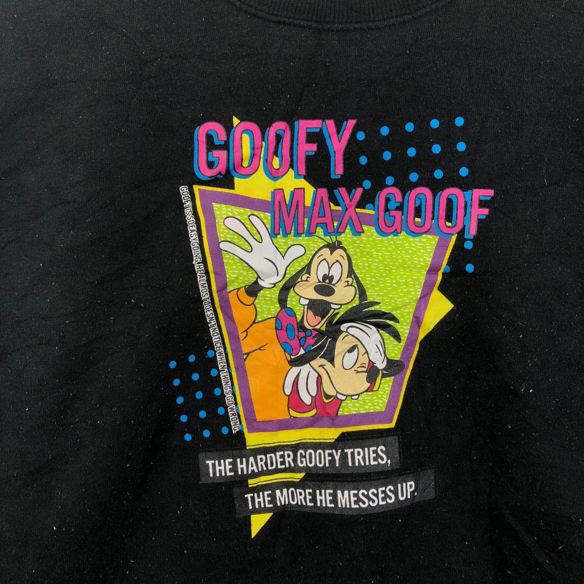 Disney Vintage DISNEY GOOFY Max Goof Cartoon Sweatshirt Size US XL / EU 56 / 4 - 5 Thumbnail