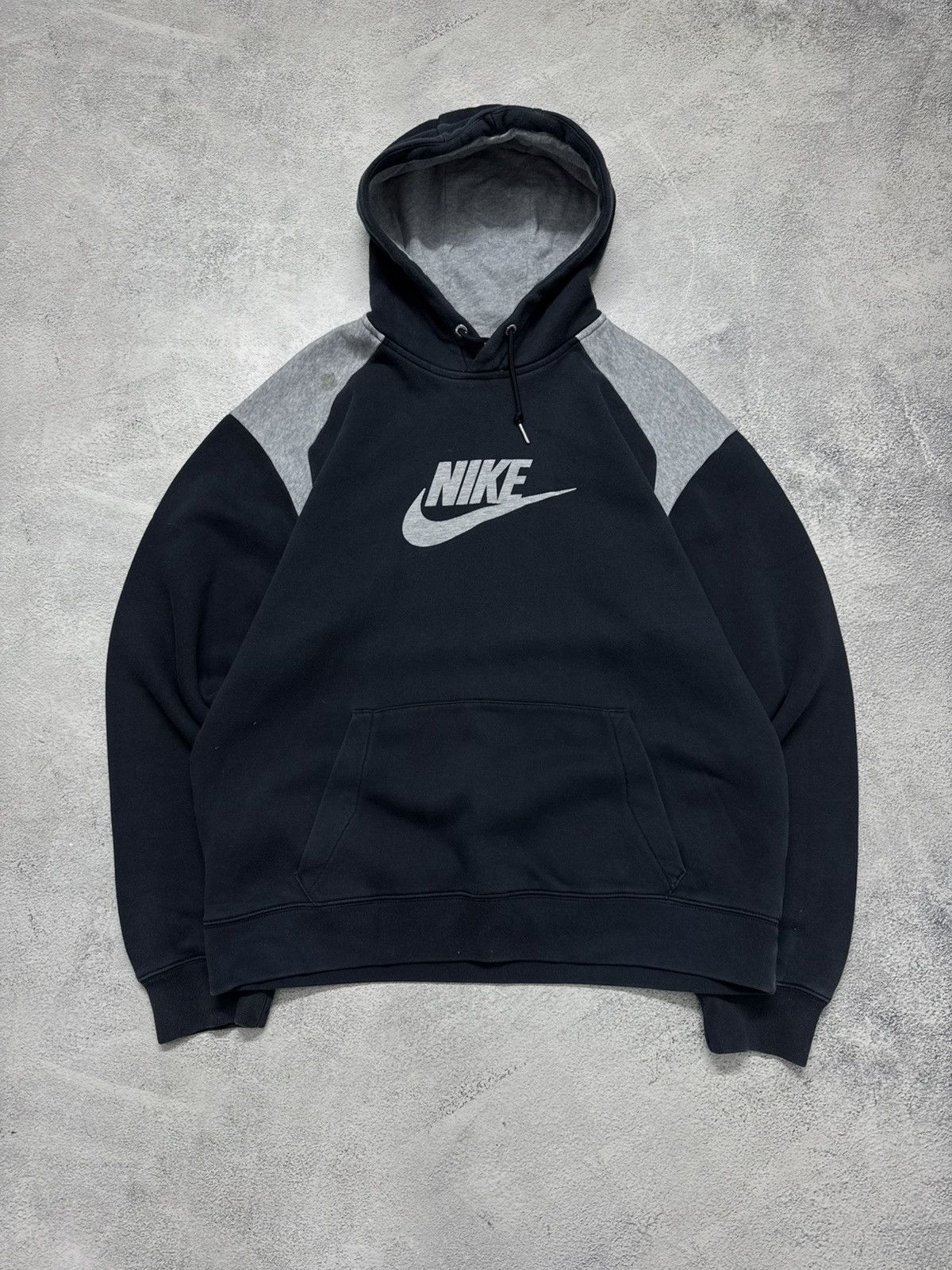 Nike Vintage Y2K Nike Big Swoosh Hoodie 00’s Size US L / EU 52-54 / 3 - 1 Thumbnail