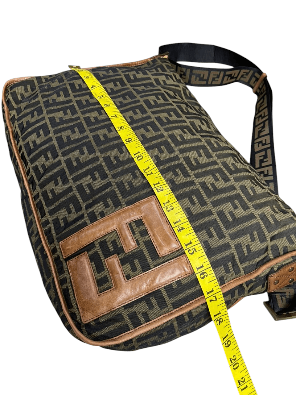 Fendi Vintage Fendi FF Zucca Logo Large Crossbody Size ONE SIZE - 9 Thumbnail