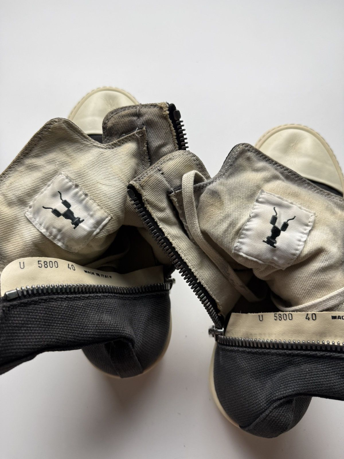 Rick Owens Drkshdw Rick Owens Drkshdw Ramones Size US 7 / EU 40 - 10 Thumbnail
