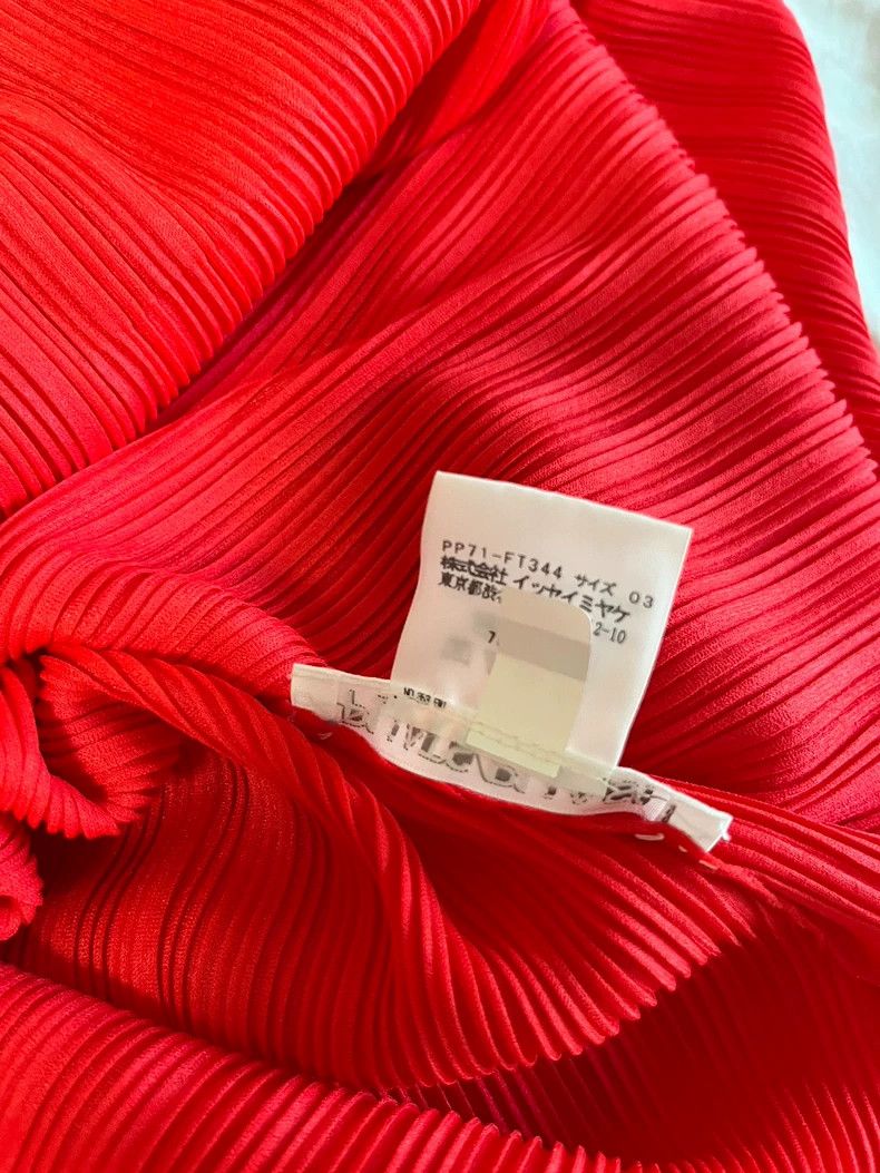 Issey Miyake issey miyake size:03 Red dress 2505-Nextarrow Size XXS / US 00 / IT 34 - 6 Thumbnail
