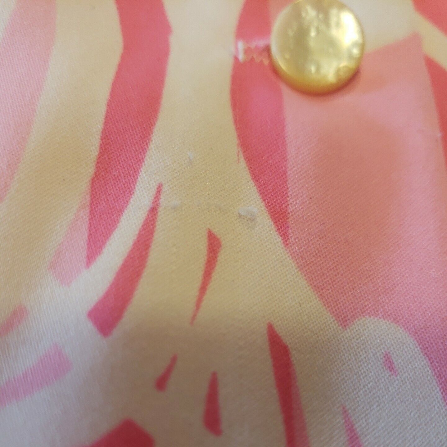 Vintage 70s Pussy Bow Top Womens M Pink Floral Polyester Short Sleev Size M / US 6-8 / IT 42-44 - 9 Thumbnail