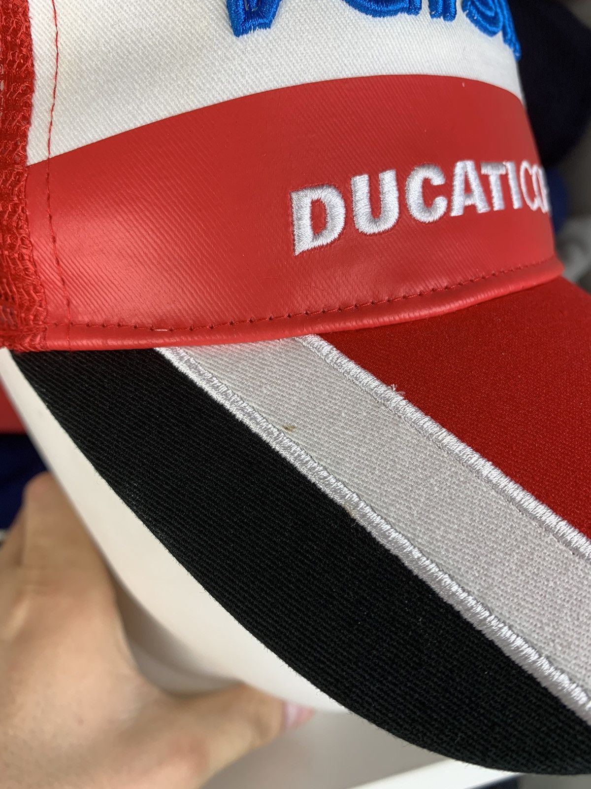Ducati Ducati Corse Racing Cap Hat Size ONE SIZE - 3 Thumbnail