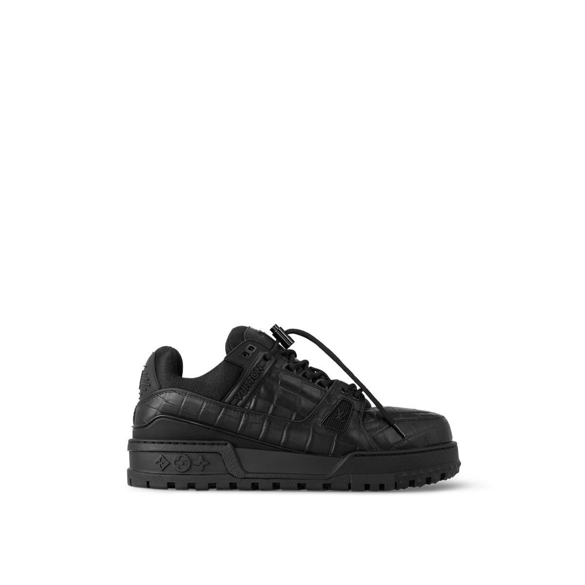 image of Louis Vuitton Maxi Trainer Sneakers In Black, Men's (Size 12)