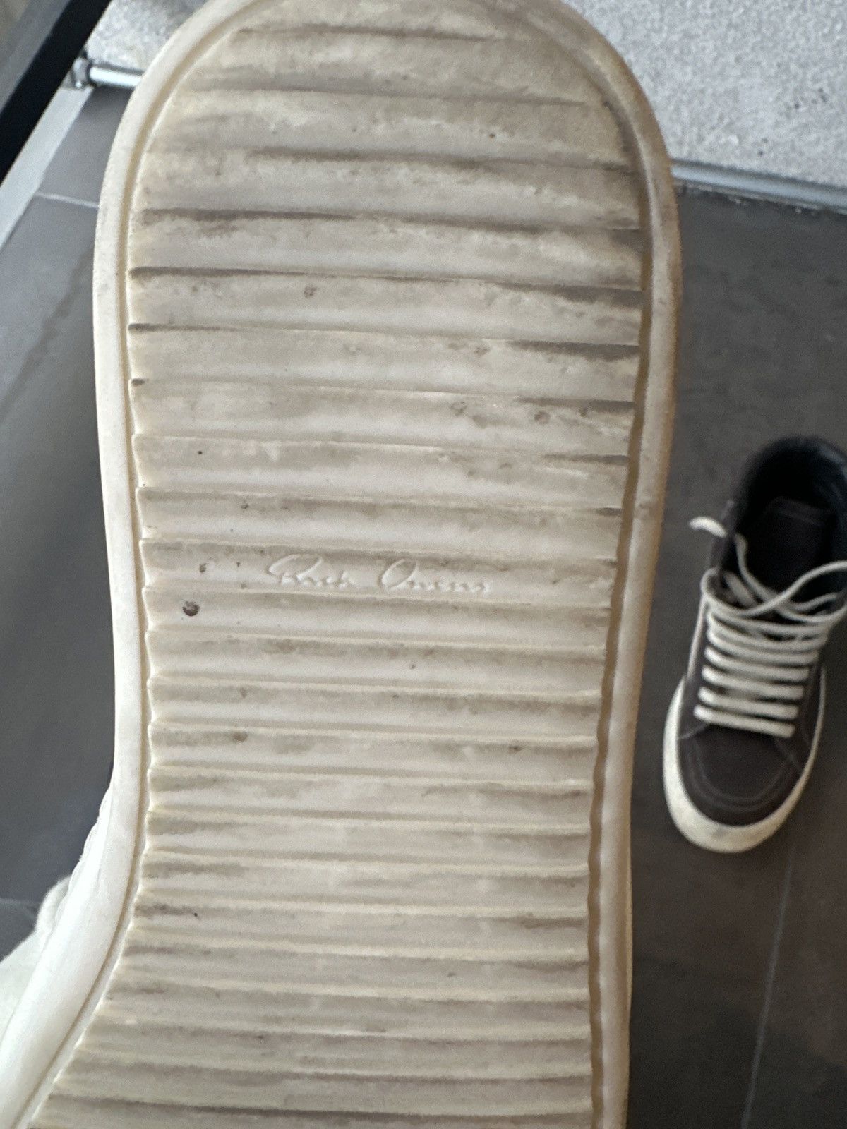 Rick Owens Drkshdw Rick Owen's DRKSHDW Black Vintage High Top Sneakers Men's Size US 8 / EU 41 - 13 Thumbnail