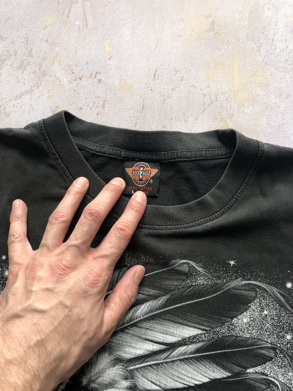 Vintage Vintage Rock n roll tee, indian 90s wolf motorcycle, harley Size US L / EU 52-54 / 3 - 4 Thumbnail