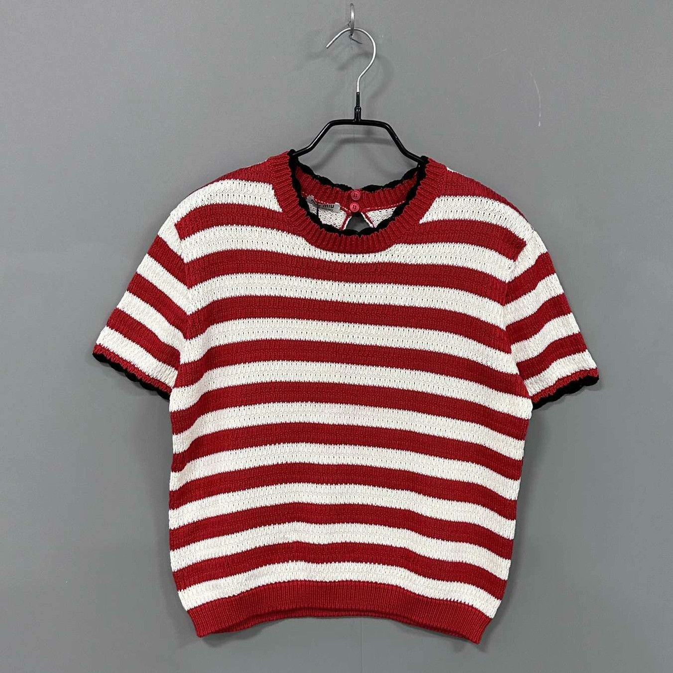 Miu Miu Miu Miu Knit Striped Multi Sweater M Women Size M / US 6-8 / IT 42-44 - 1 Thumbnail