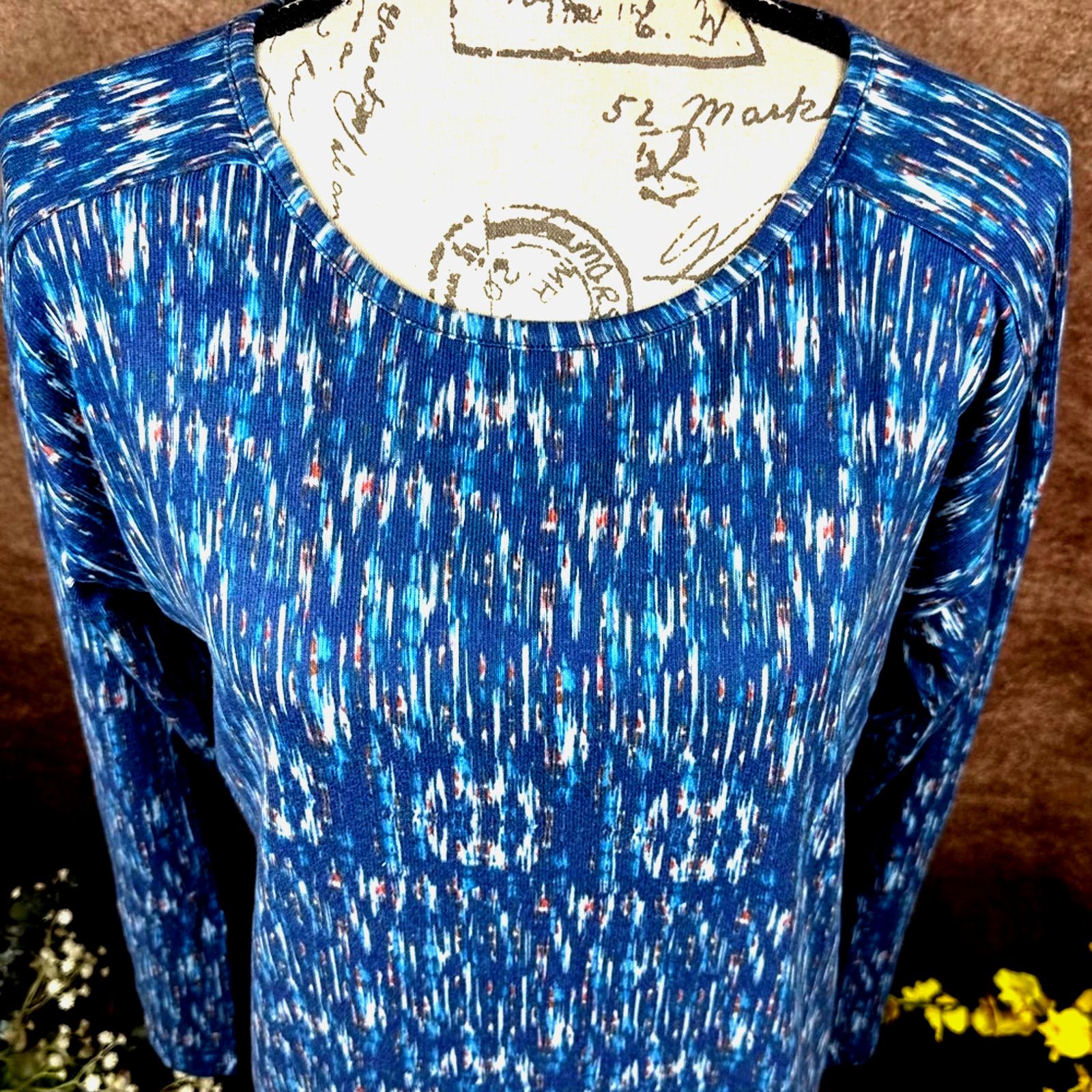 Other Retreat Rhonda Shear Drawstring Hem Tunic Peacock Blue L Size M / US 6-8 / IT 42-44 - 5 Thumbnail