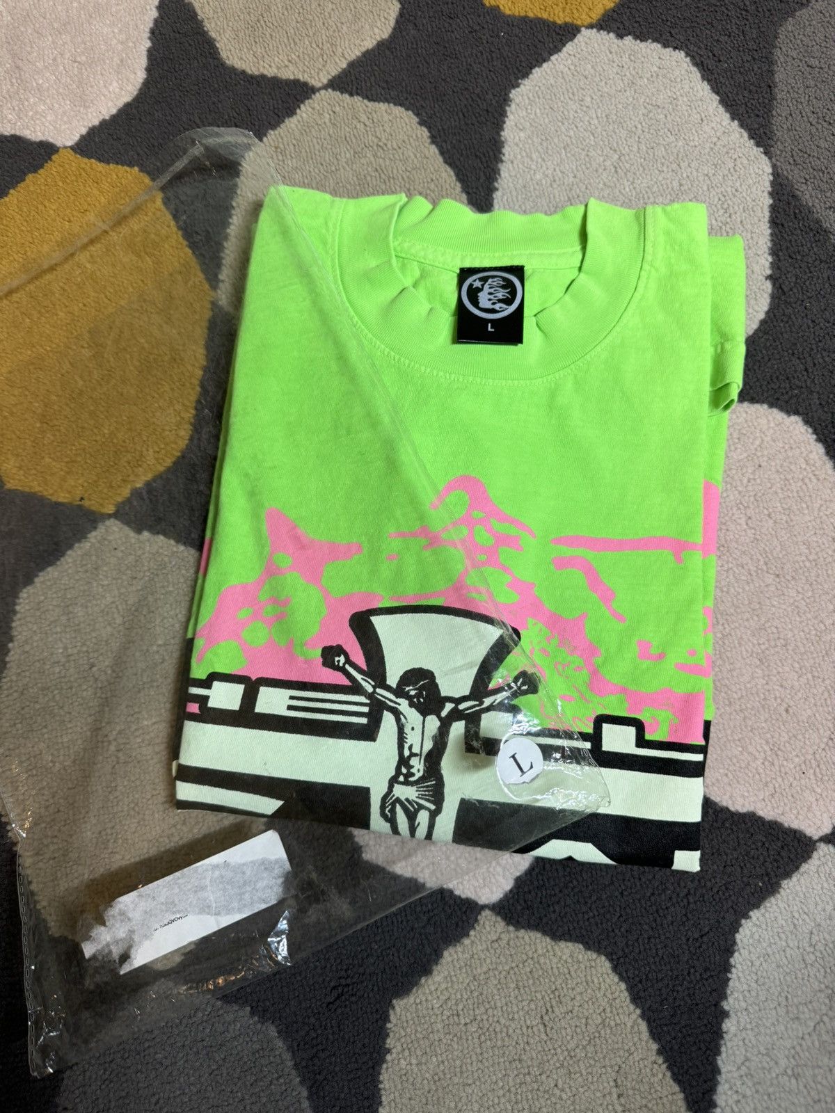 HELLSTAR Green Hellstar Path To Paradise Tee | Grailed