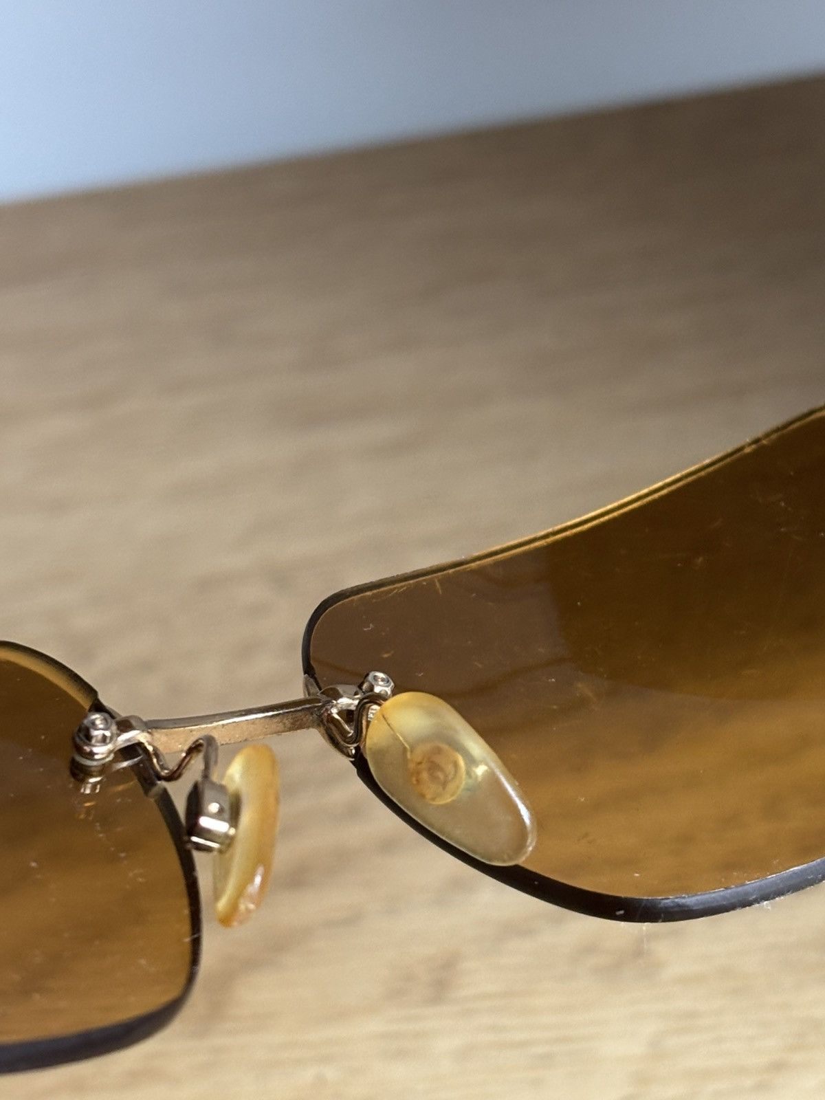 Chanel × Vintage CHANEL Sunglasses 4017-D Rimless Rhinestones Vintage Size ONE SIZE - 7 Thumbnail