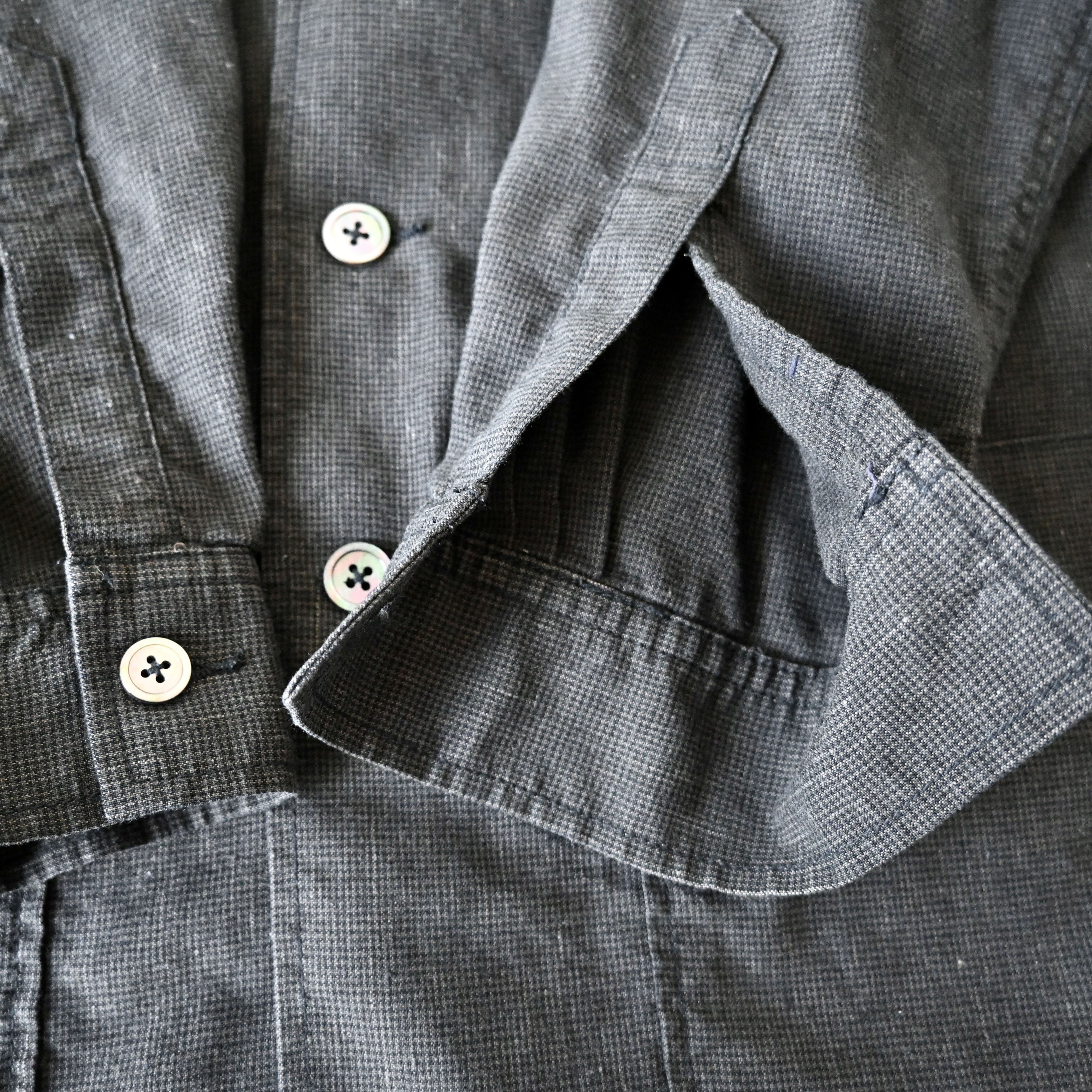 Beams Plus BEAMS Plus linen/rayon blend 2-pocket jacket, houndtooth Size US M / EU 48-50 / 2 - 19 Thumbnail