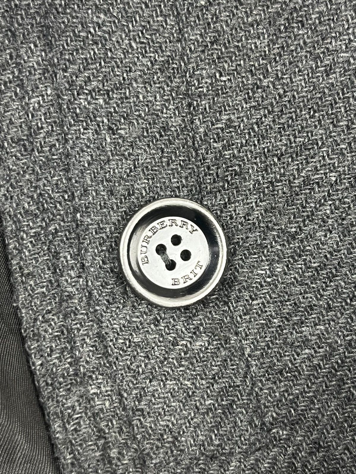 Burberry Burberry Brit Luxury Grey Wool Belted Coat Jacket Size XL / US 12-14 / IT 48-50 - 25 Thumbnail