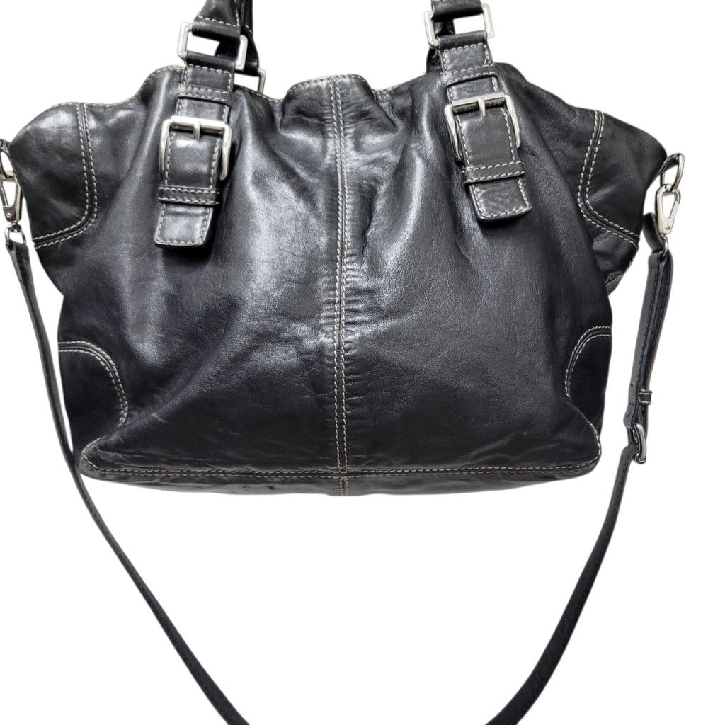 Michael Kors Michael Kors Women's Drawstring Black Shoulder Satchel Bag Size ONE SIZE - 3 Thumbnail