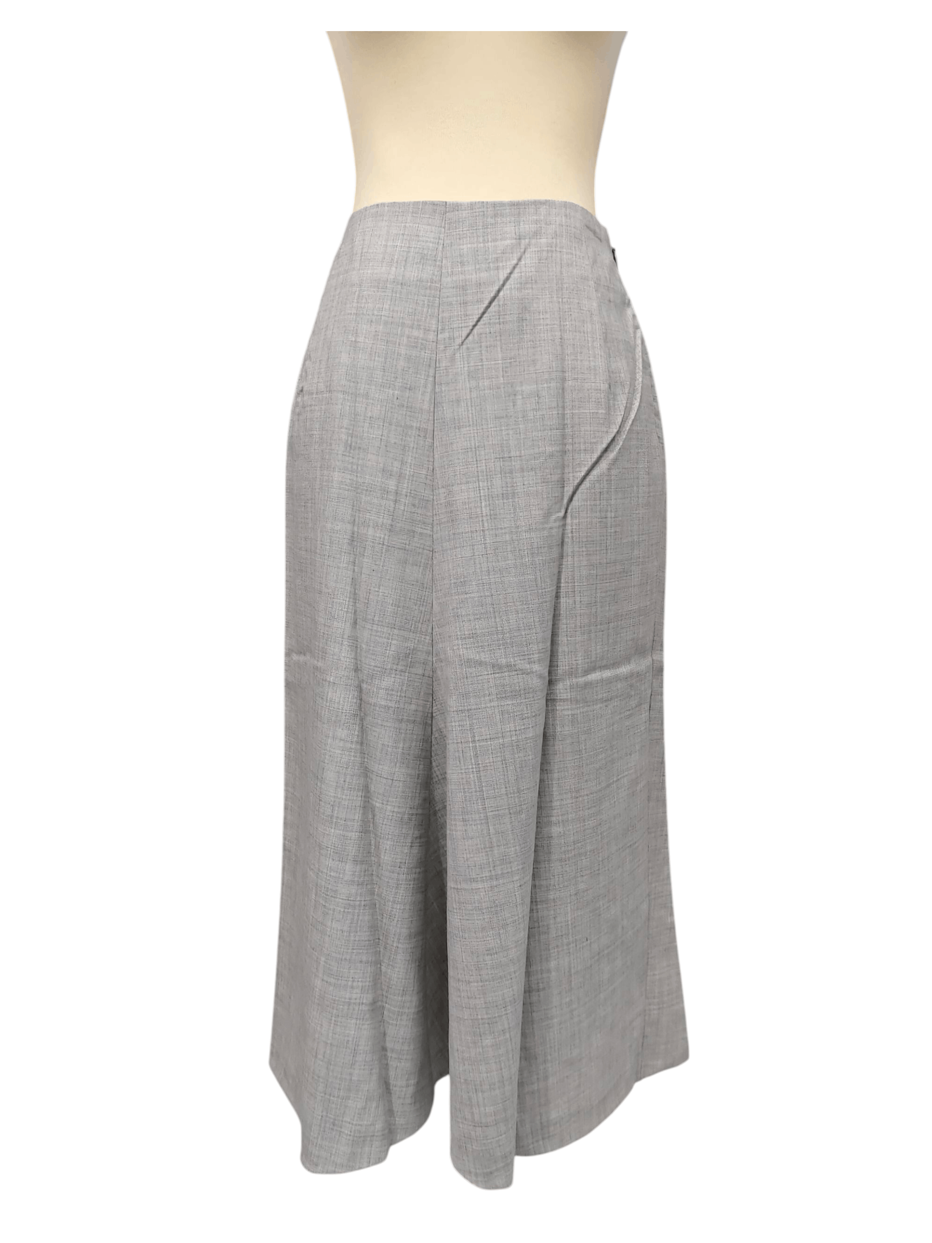 Yohji Yamamoto SAMPLE🔥Y's Yohji Yamamoto Flared Tailored Skirt Size 29" - 2 Thumbnail