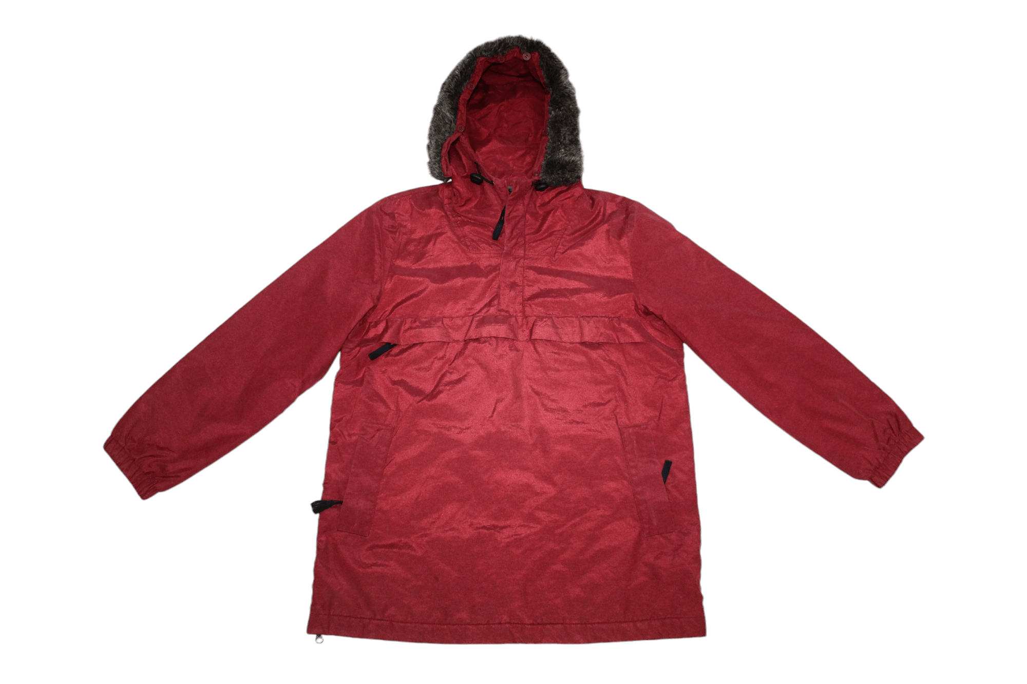 Japanese Brand 💥291295=Homme Insulated Nylon Anorak Pullover Jacket Size US S / EU 44-46 / 1 - 3 Thumbnail