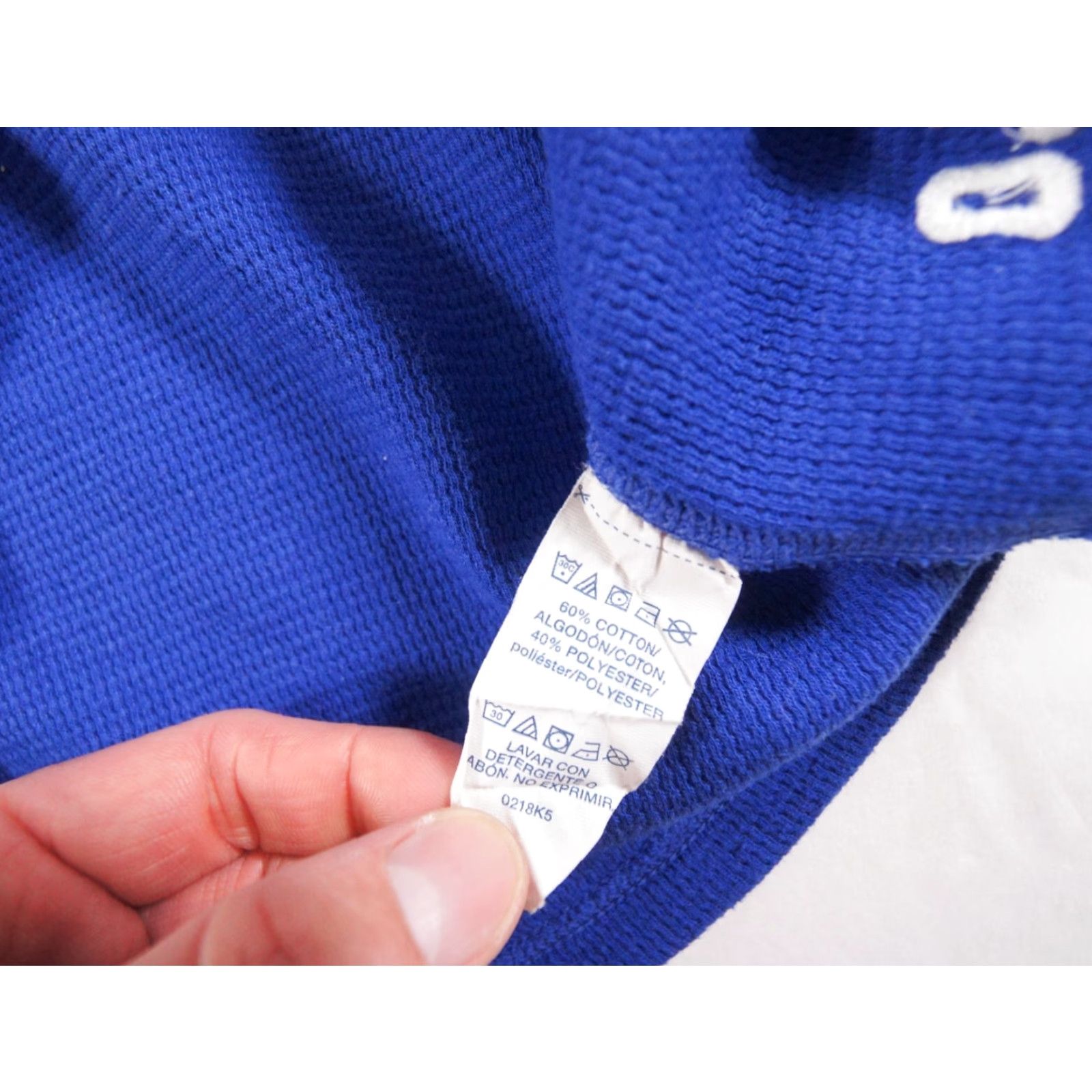 Polo Ralph Lauren Polo Ralph Lauren Shirt Adult Large Blue Long Sleeve Waffle Knit Sleepwear Cotton Polyester Logo Mens Size US L / EU 52-54 / 3 - 7 Thumbnail