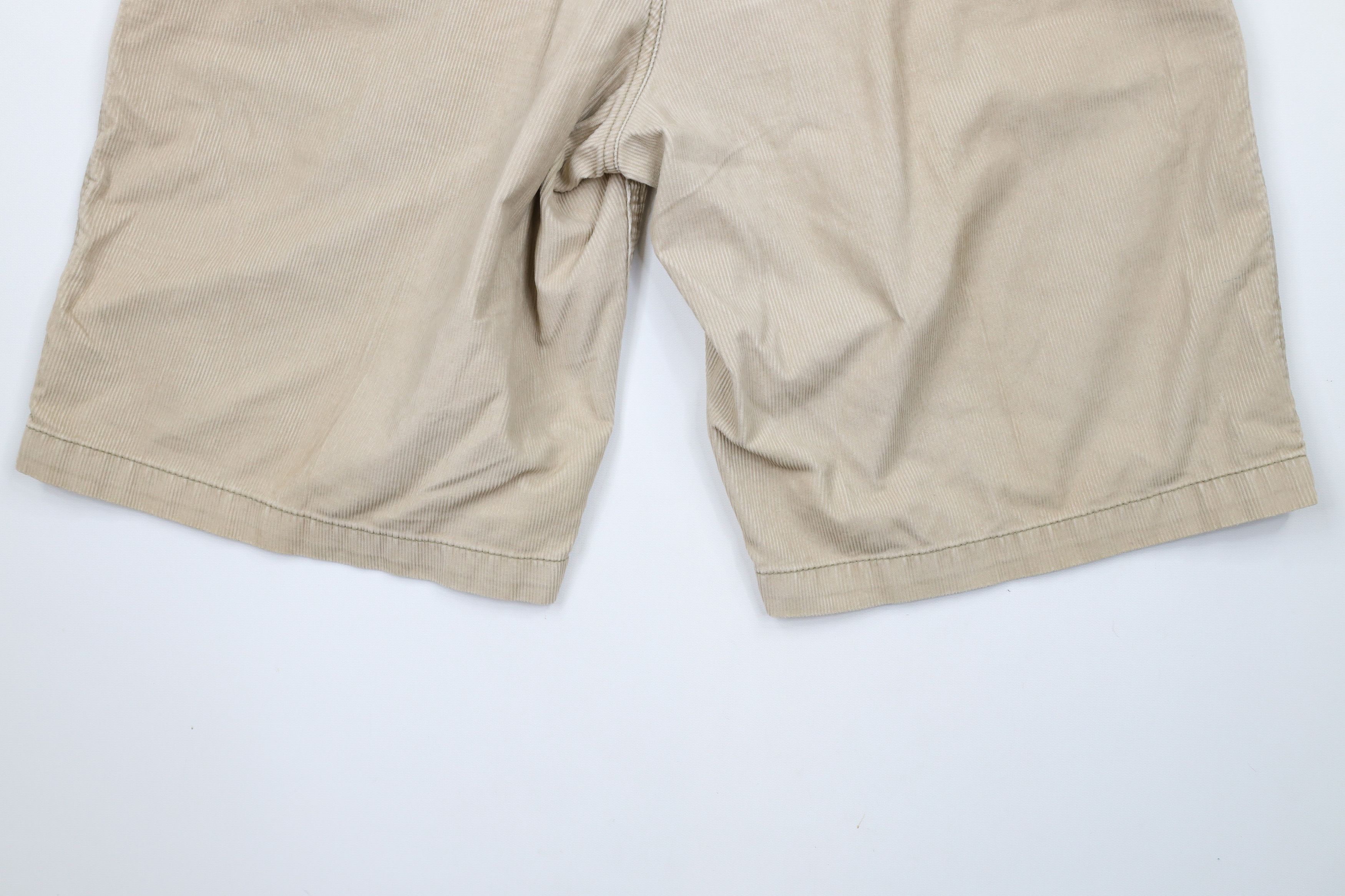 Vintage Vintage 90s Streetwear Surplus Corduroy Shorts Beige Size US 34 / EU 50 - 12 Thumbnail