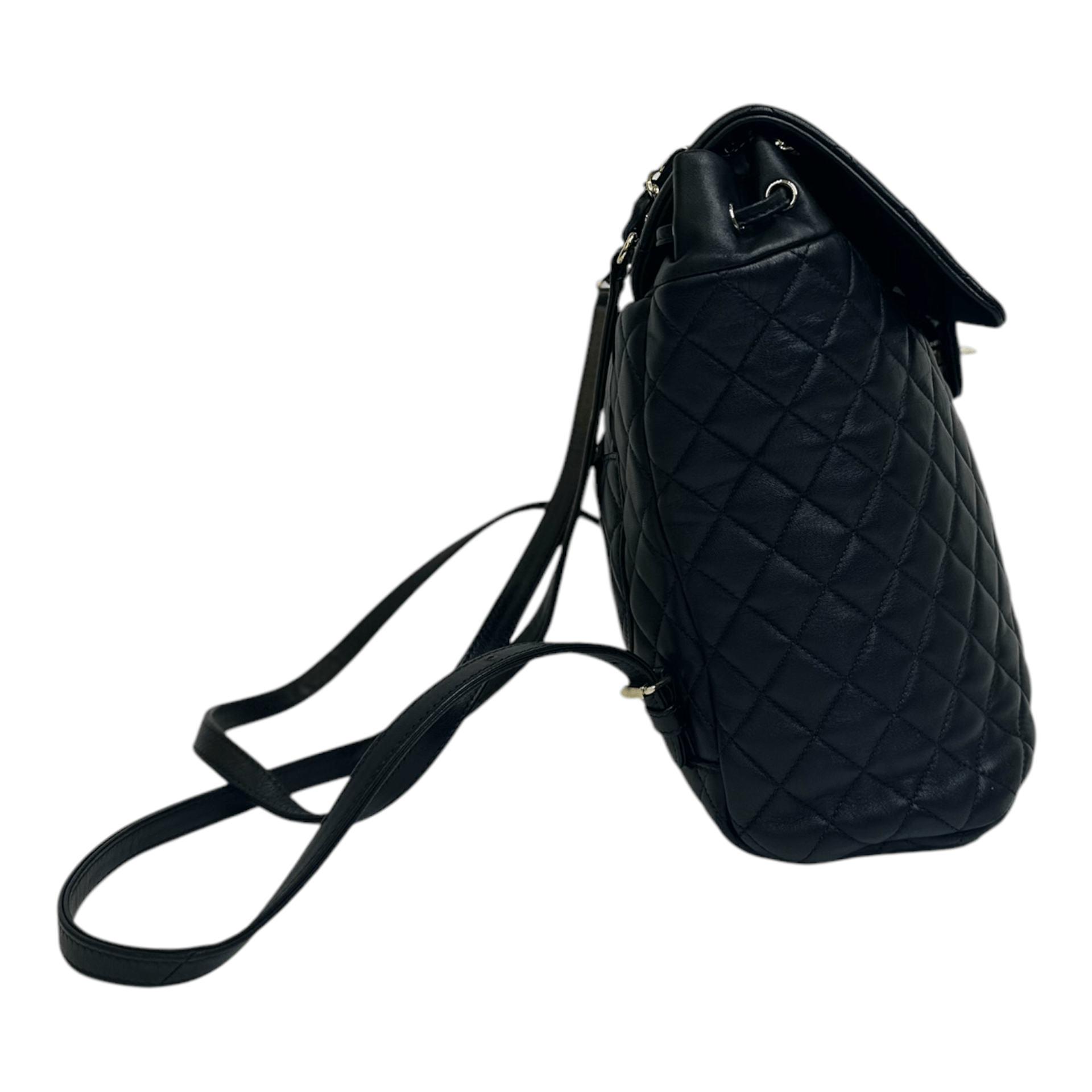 Chanel Chanel Lambskin Quilted Large Urban Spirit Backpack Black Size ONE SIZE - 3 Thumbnail