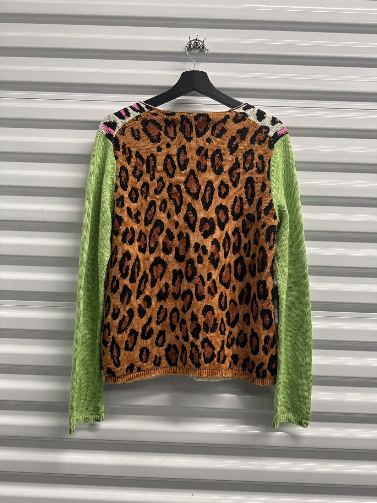 Comme des Garcons AD2017 Comme Des Garcons Leopard Sweater Size US S / EU 44-46 / 1 - 2 Thumbnail