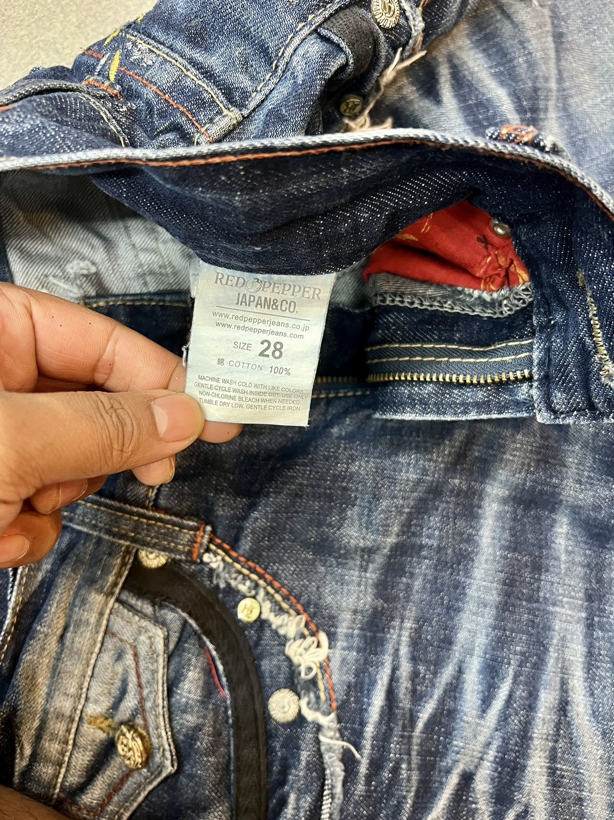 Hysteric Glamour Redpepper Seditionaries Distressed Jeans Size US 32 / EU 48 - 10 Thumbnail