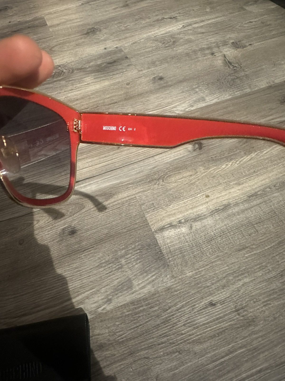 Moschino Moschino Red Sunglasses Size ONE SIZE - 5 Thumbnail