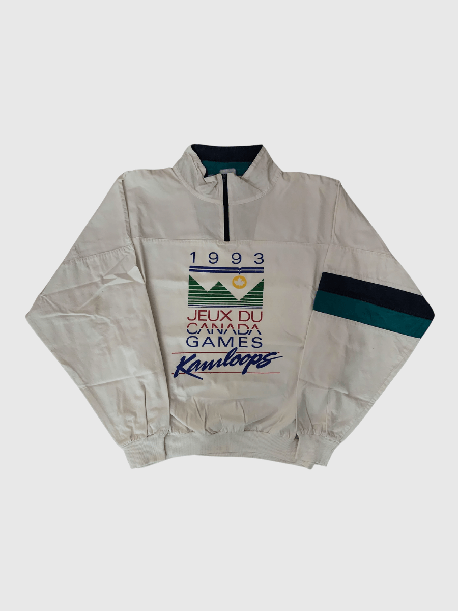 Other 90s Jeux Du Canada Games Kamloops Quarter Zip Pullover Sweat Size US M / EU 48-50 / 2 - 3 Thumbnail