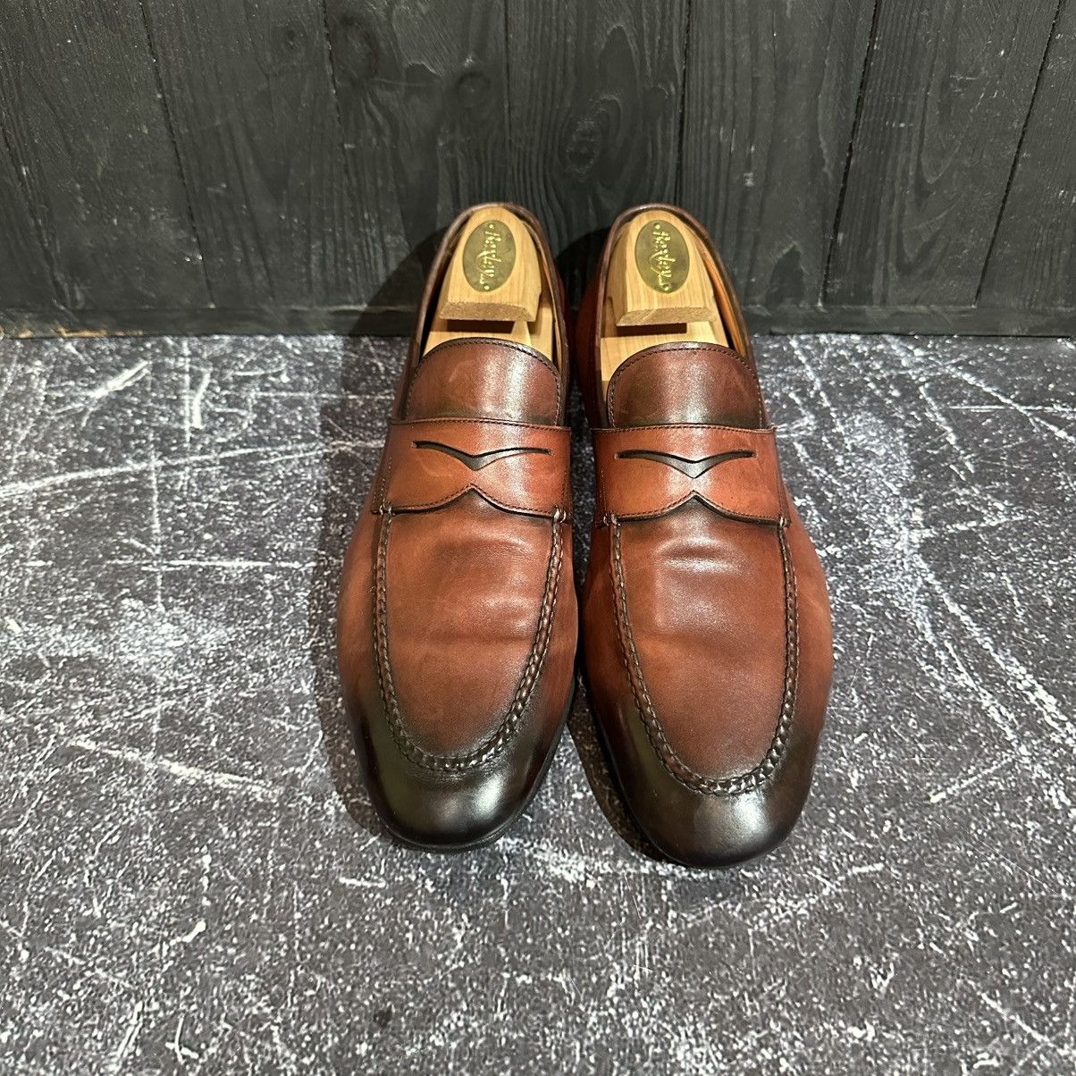 Santoni SANTONI MEN’S Leather Loafers Size 10 US 9 UK Size US 10 / EU 43 - 5 Thumbnail