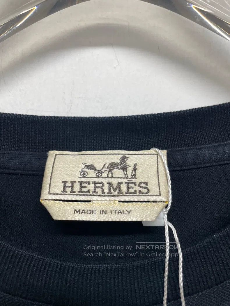 Hermes Hermes size 3XL Round Neck Short-Sleeve Black Size US XXS / EU 40 - 2 Thumbnail