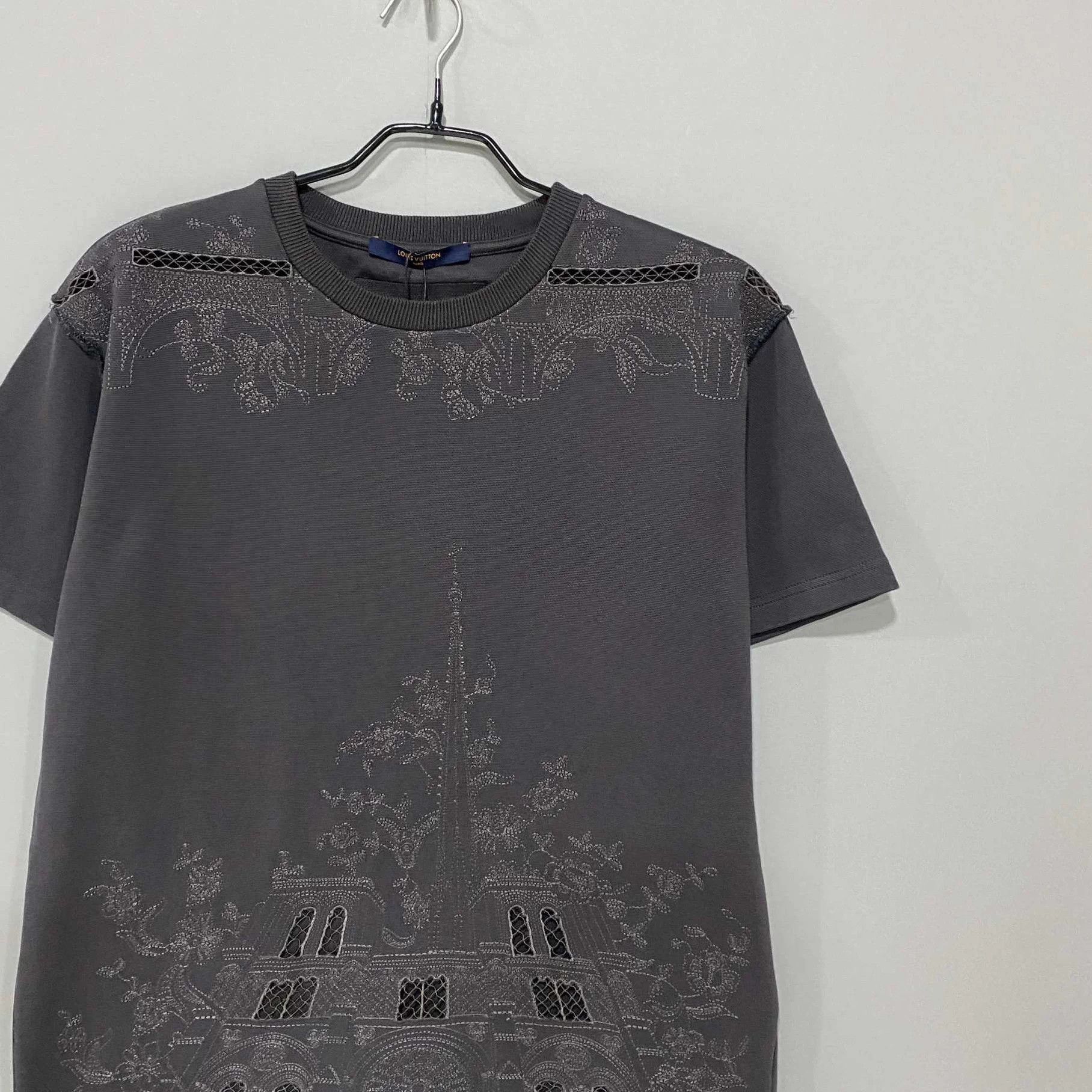 Louis Vuitton LV Notre-Dame embroidery short sleeve tee 98 New S Size US S / EU 44-46 / 1 - 2 Thumbnail