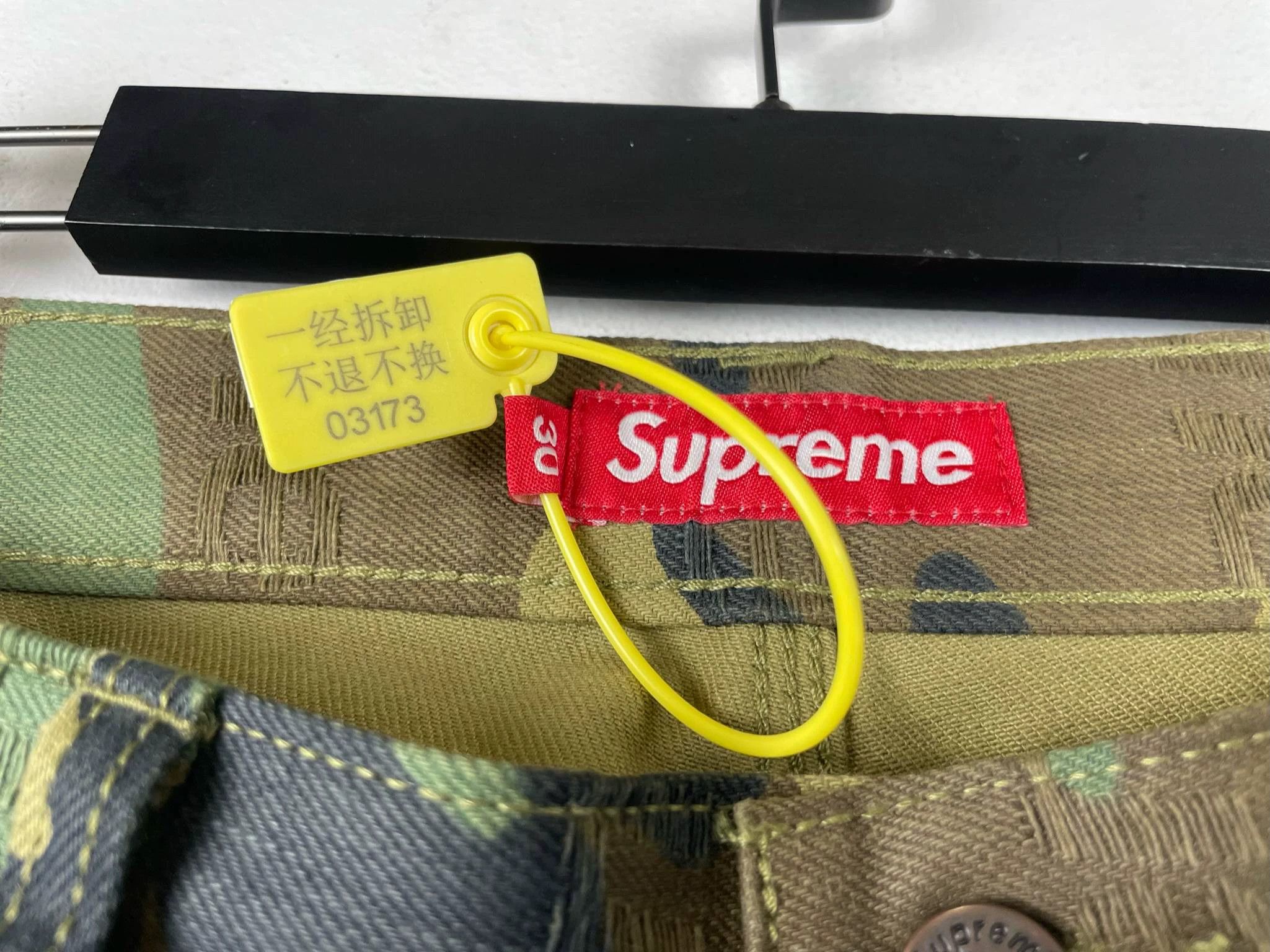 Supreme Supreme Jacquard Logos Dbl Knee Denim Painter Jean Size US 30 / EU 46 - 5 Thumbnail