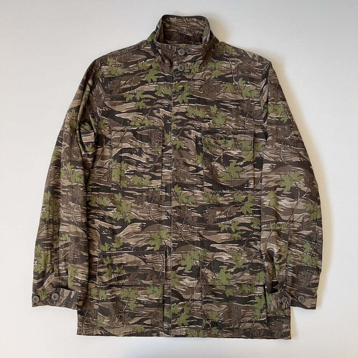 Carhartt Carhartt Leaf Camo Ripstop Shirt Jacket Size US M / EU 48-50 / 2 - 2 Thumbnail