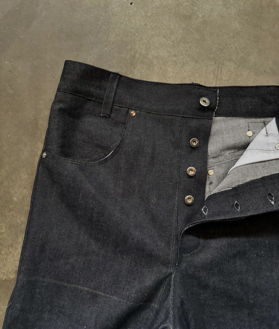 Vintage Custom Selvedge Denim Jeans Size US 32 / EU 48 - 3 Thumbnail