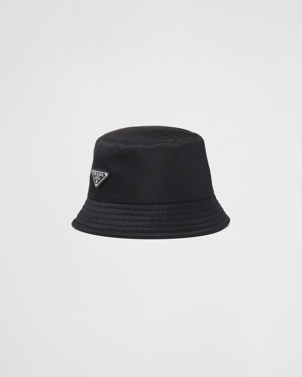 Hat × Prada PRADA BUCKET HAT TRIANGLE LOGO CAP 2HC137_2DMI_F0002 