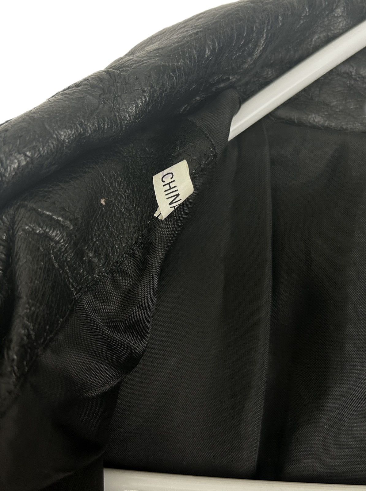 Genuine Leather Italian Stone Navarre Leather Patchwork Jacket Size US L / EU 52-54 / 3 - 15 Thumbnail