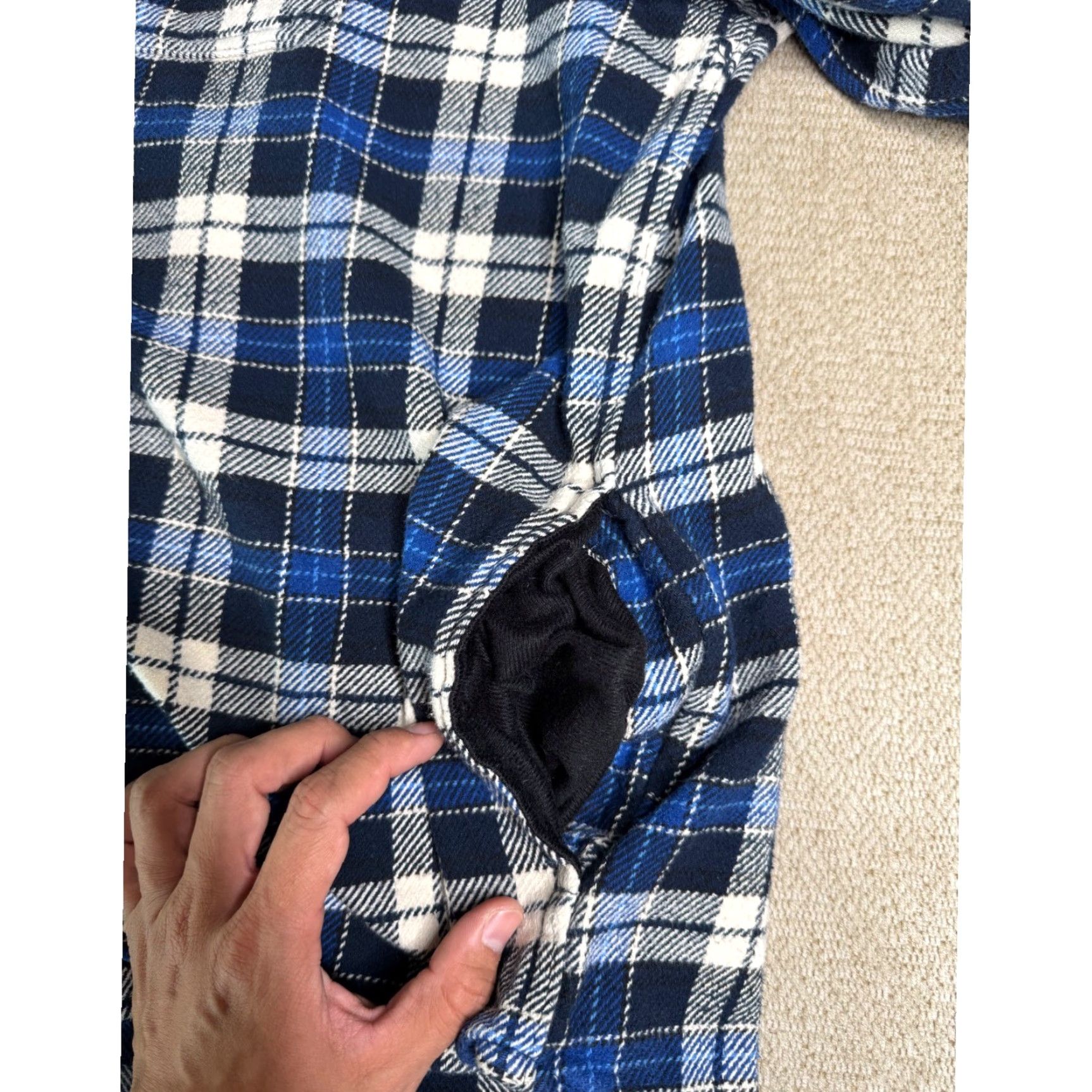 Orvis Orvis Classic Collection Shirt Mens 3XL Blue Flannel Plaid Long Sleeve Size US XXL / EU 58 / 5 - 6 Thumbnail