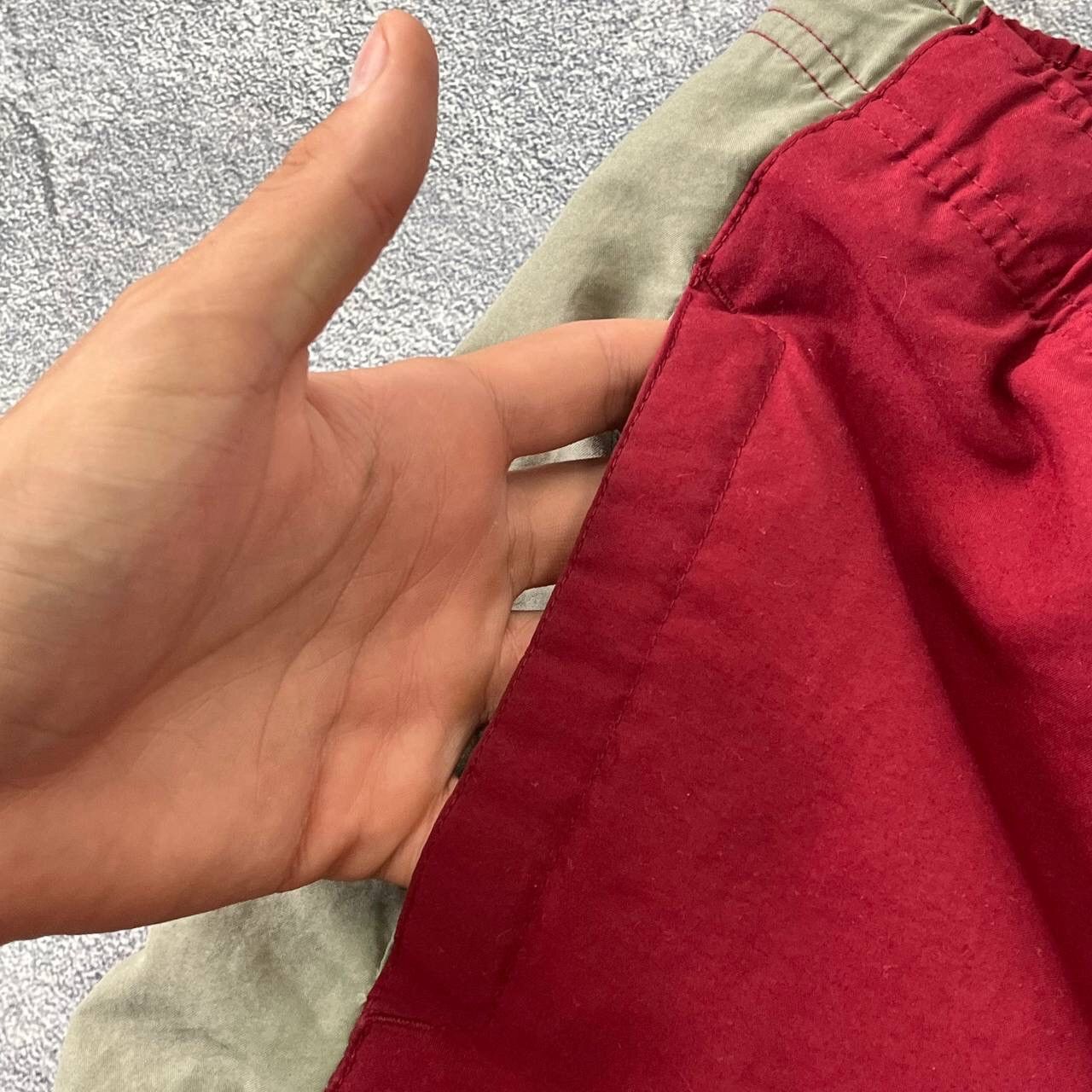 Nike Nike Vintage Track Pants Parashute Red Windbreake Joggers Size US 32 / EU 48 - 2 Thumbnail