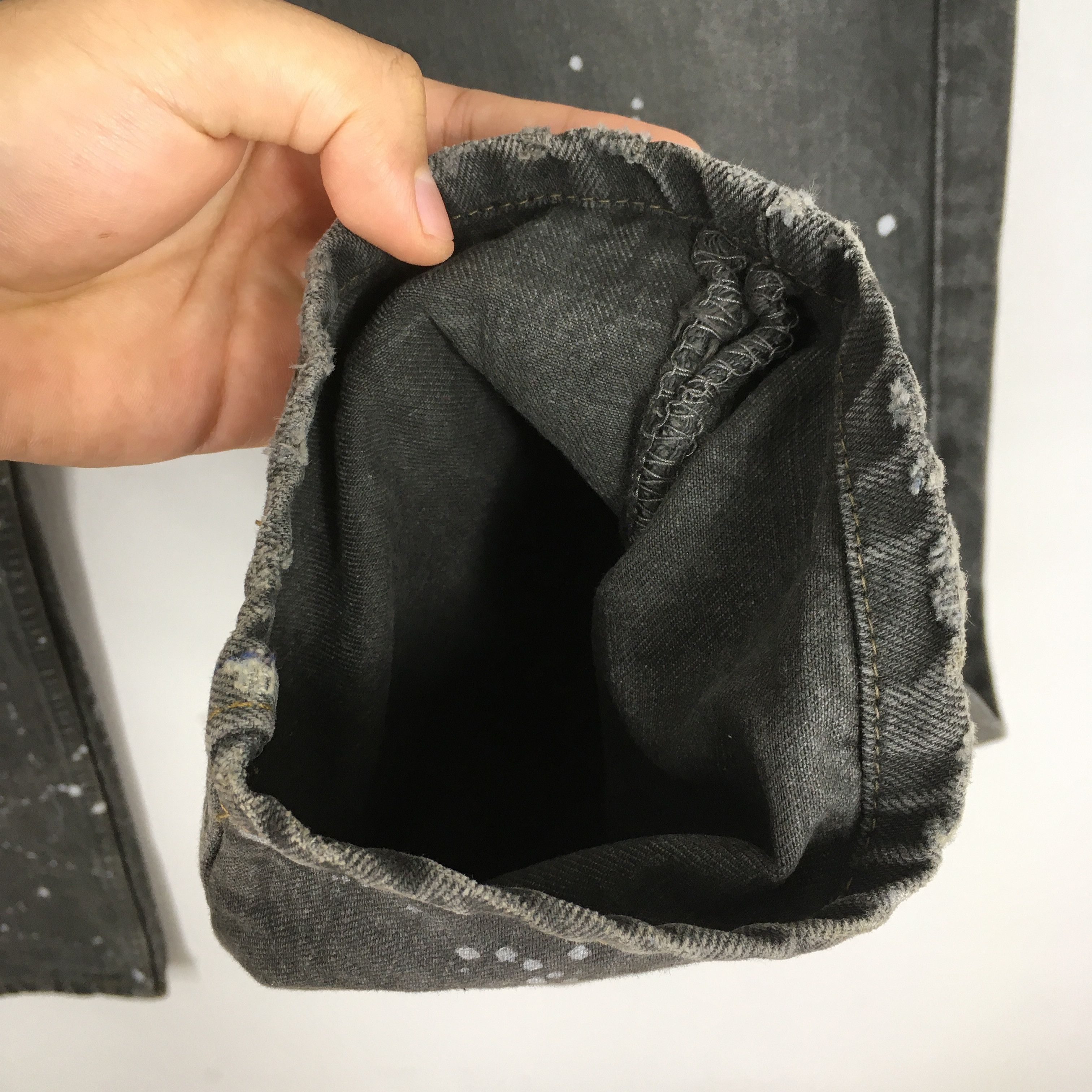 Levi's Size 29x29 Vintage 90s Levi's 505 Faded Black Jeans S1277 Size US 29 - 5 Thumbnail