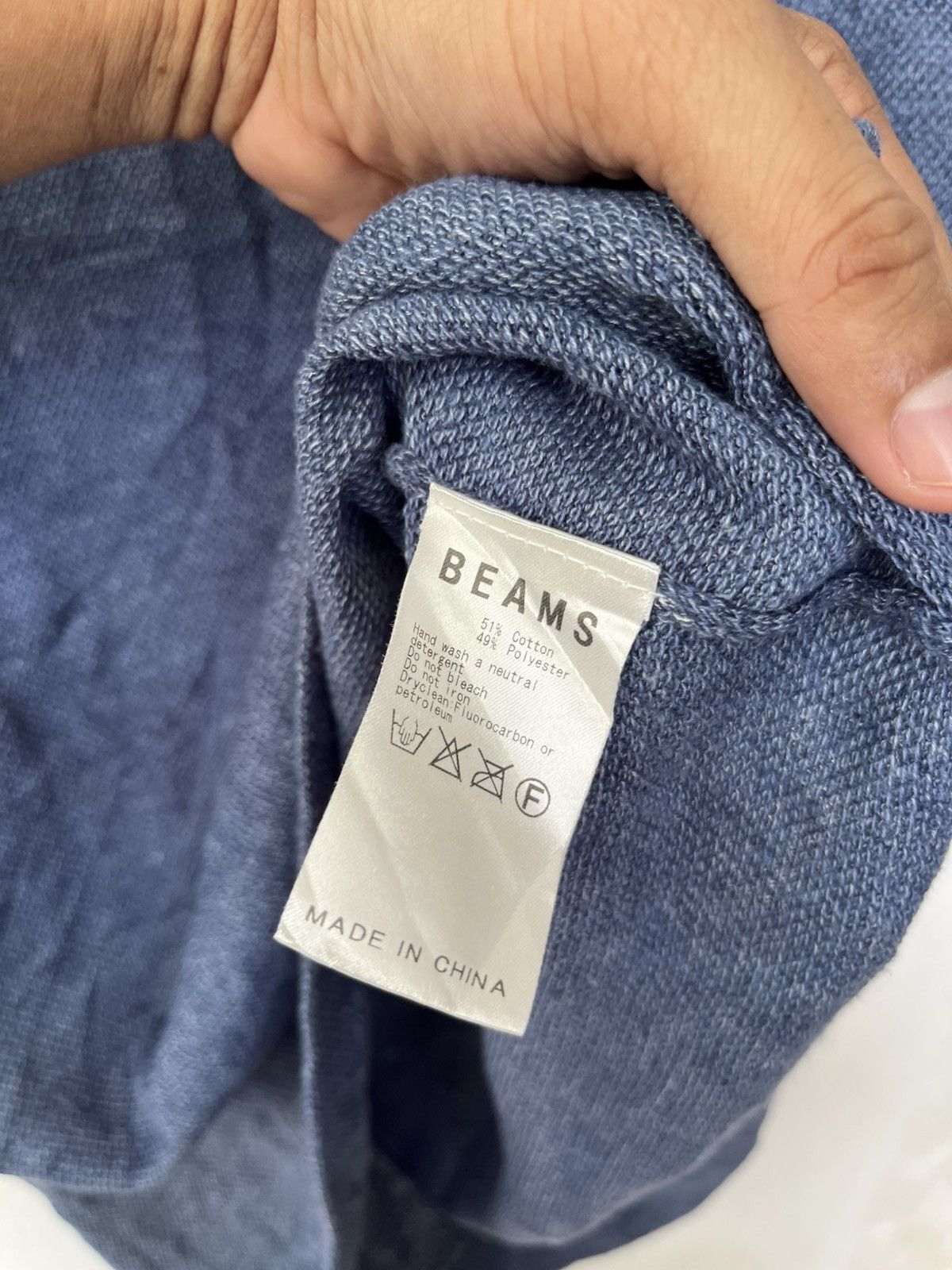 45rpm 🔥BEAMS XL BLUE BLANK MINIMALIST T SHIRTS Size US XL / EU 56 / 4 - 6 Thumbnail