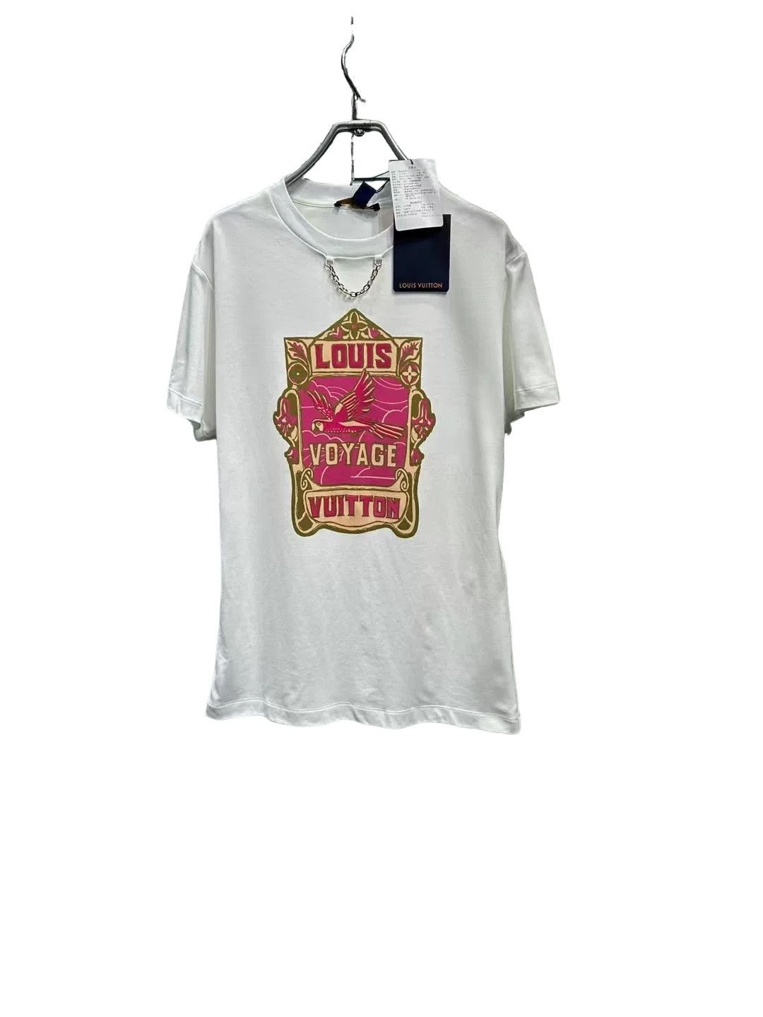 Louis Vuitton Louis Vuitton Voyage Graphic Chain T-Shirt Size M Size M / US 6-8 / IT 42-44 - 1 Thumbnail