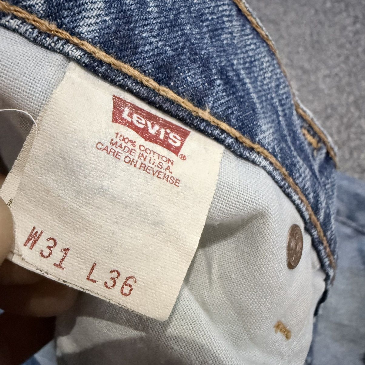 Engineered Garments × Levi's 🇺🇸 Vintage 1997 Levis 519 Faded Aging Denim Made In Usa W31 Size US 31 - 17 Thumbnail