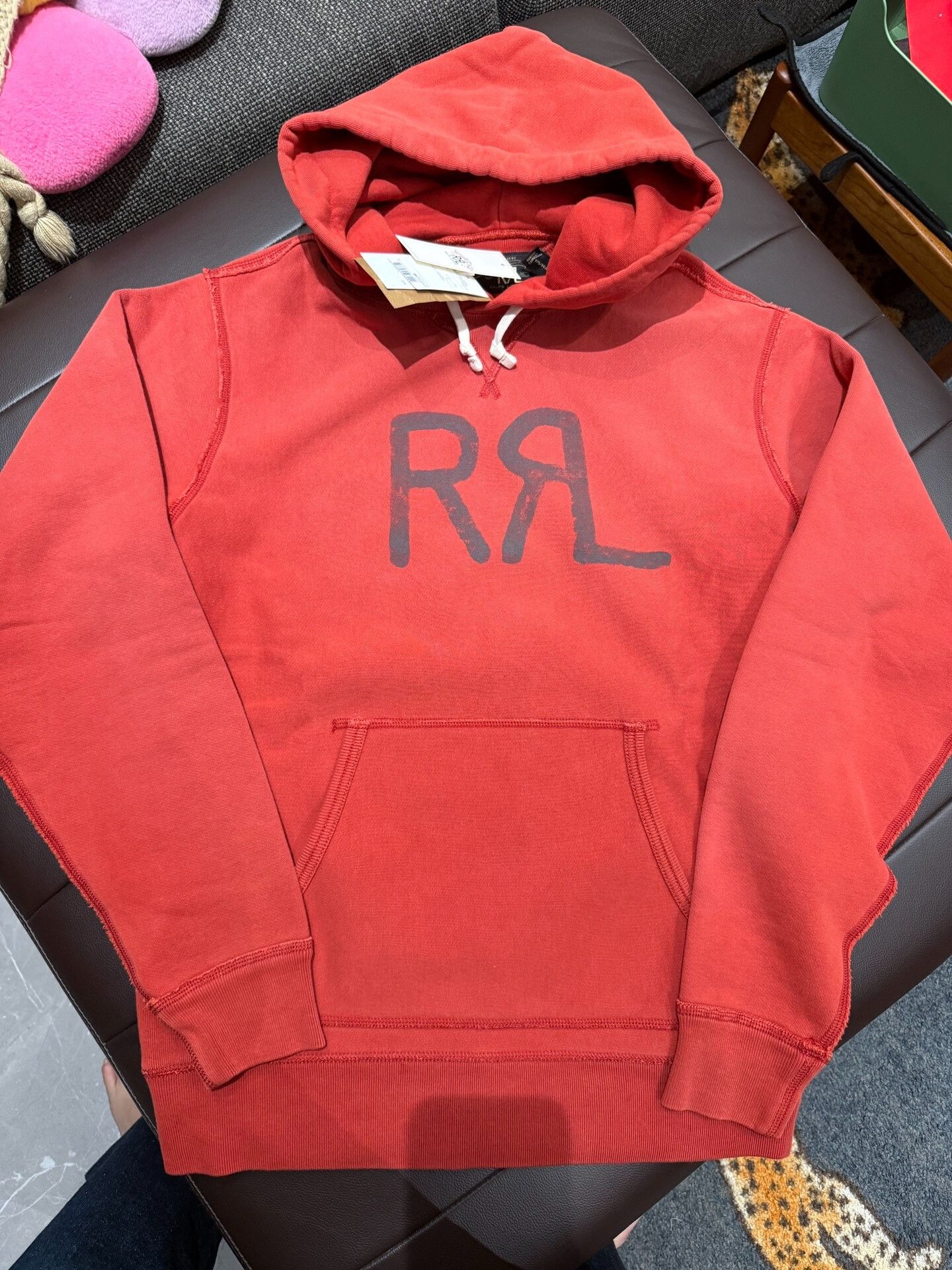 RRL Ralph Lauren RRL Ralph Lauren Red Hoodie Sweatshirt Size US M / EU 48-50 / 2 - 1 Thumbnail