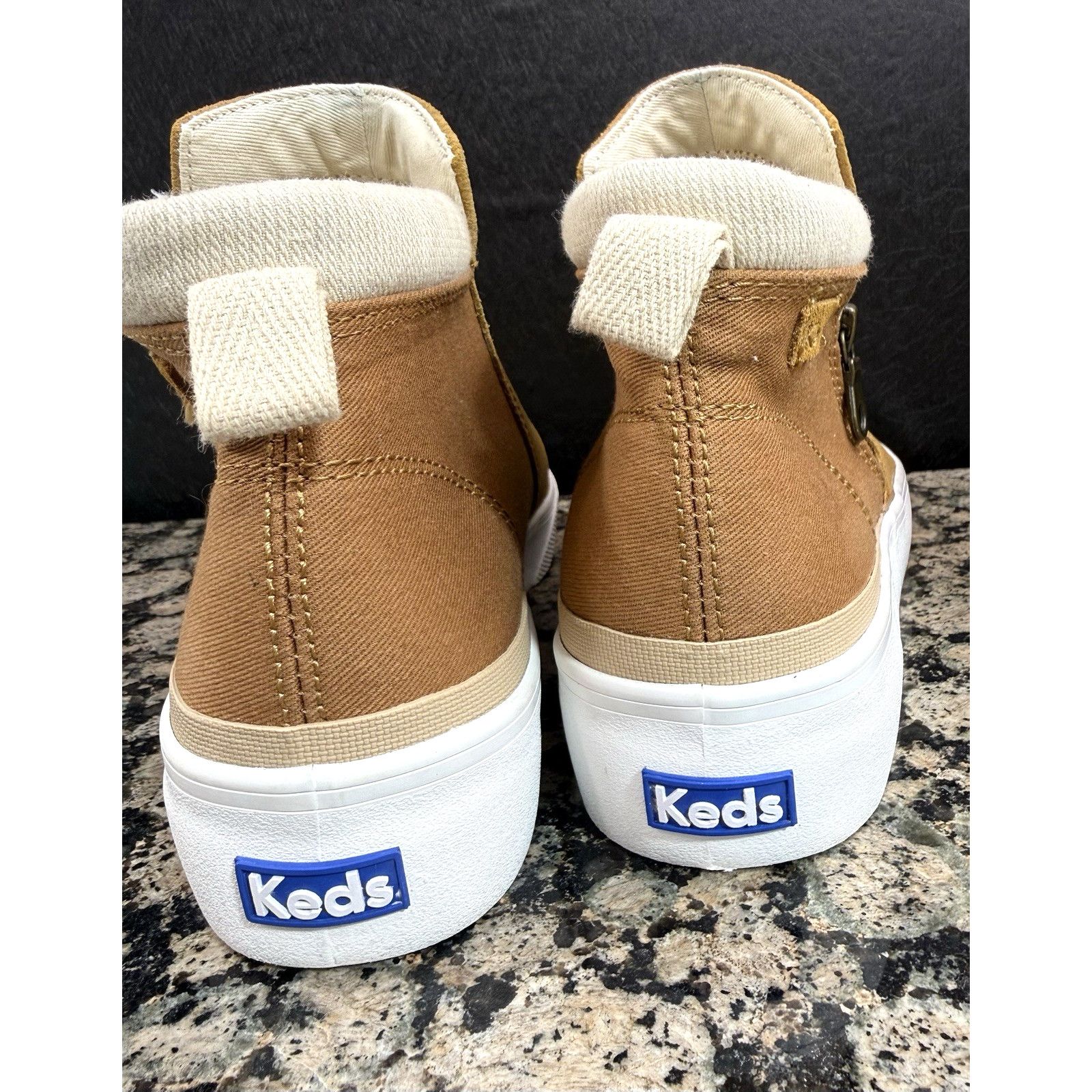 Keds Keds Cooper Brown Suede/Canvas Zip Booties Wo’s Size 9.5 Size US 9.5 / IT 39.5 - 7 Thumbnail
