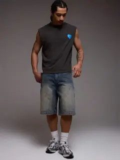 Jean Kimaya x Yoko Vintage Retro 90s jeans jorts shorts Size US 34 / EU 50 - 8 Thumbnail