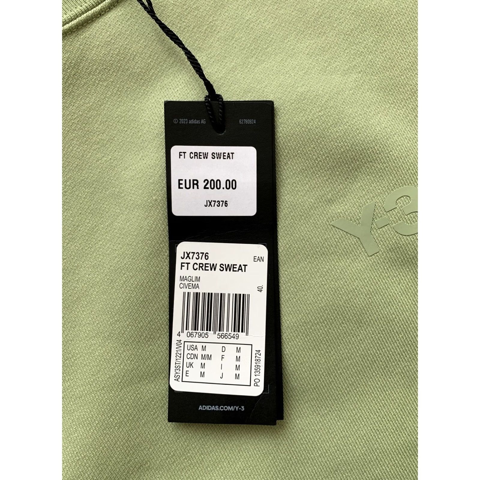 Yohji Yamamoto ADIDAS x YOHJI YAMAMOTO Y-3 SWEATER Shirt Womens M Magic Lime Size M / US 6-8 / IT 42-44 - 5 Thumbnail