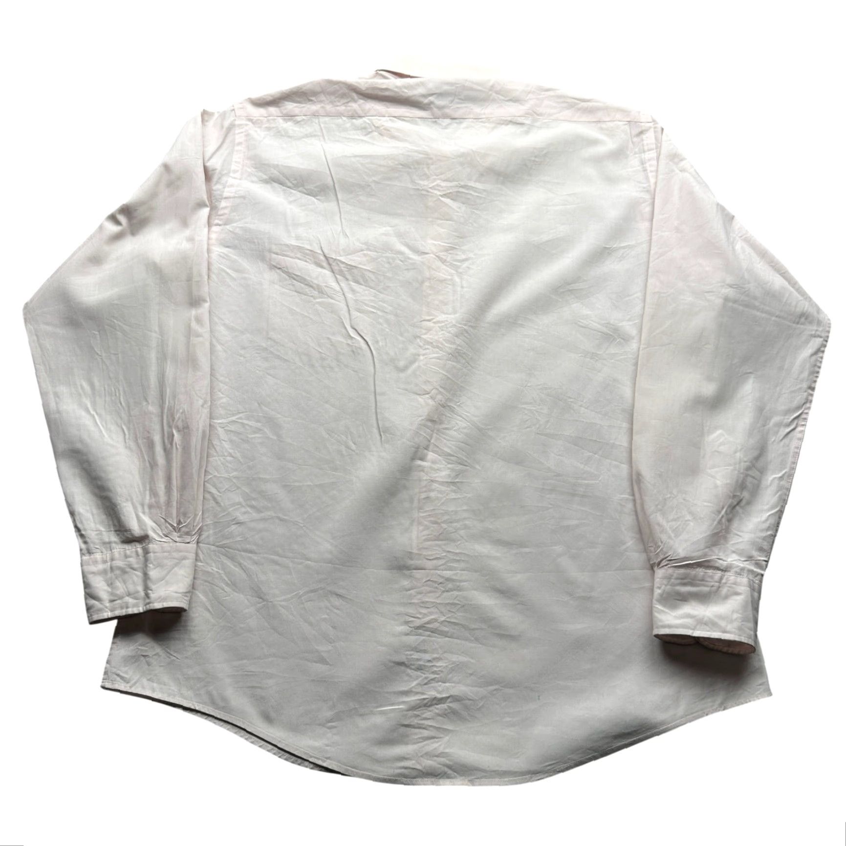 Yves Saint Laurent VINTAGE YSL Yves Saint Laurent Pink Button Pocket Dress Shirt Mens XL 17 Size 46R - 2 Thumbnail