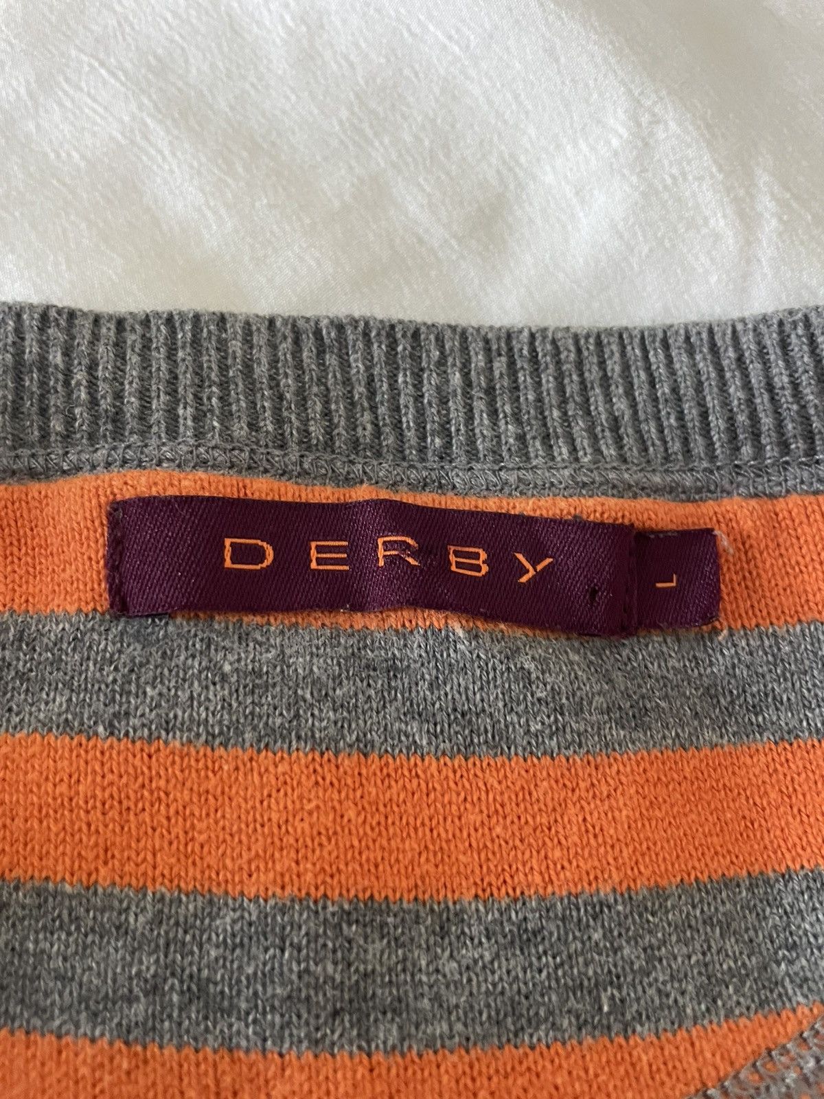 Vintage Derby Striped Cotton Crewneck sweater Size US L / EU 52-54 / 3 - 6 Thumbnail