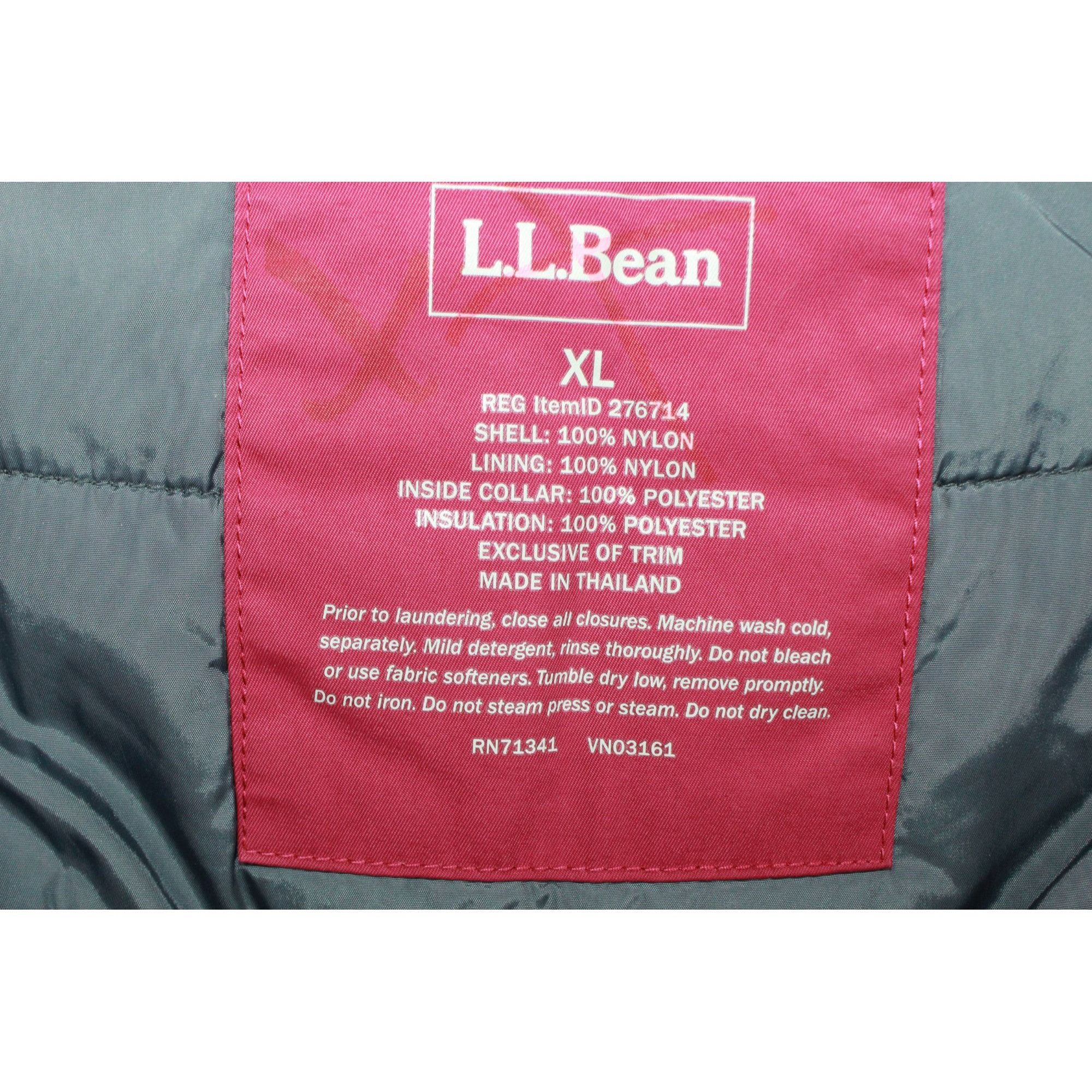 L.L. Bean LL Bean Women's Pink Nylon Insulated Ski Jacket Size XL / US 12-14 / IT 48-50 - 7 Thumbnail